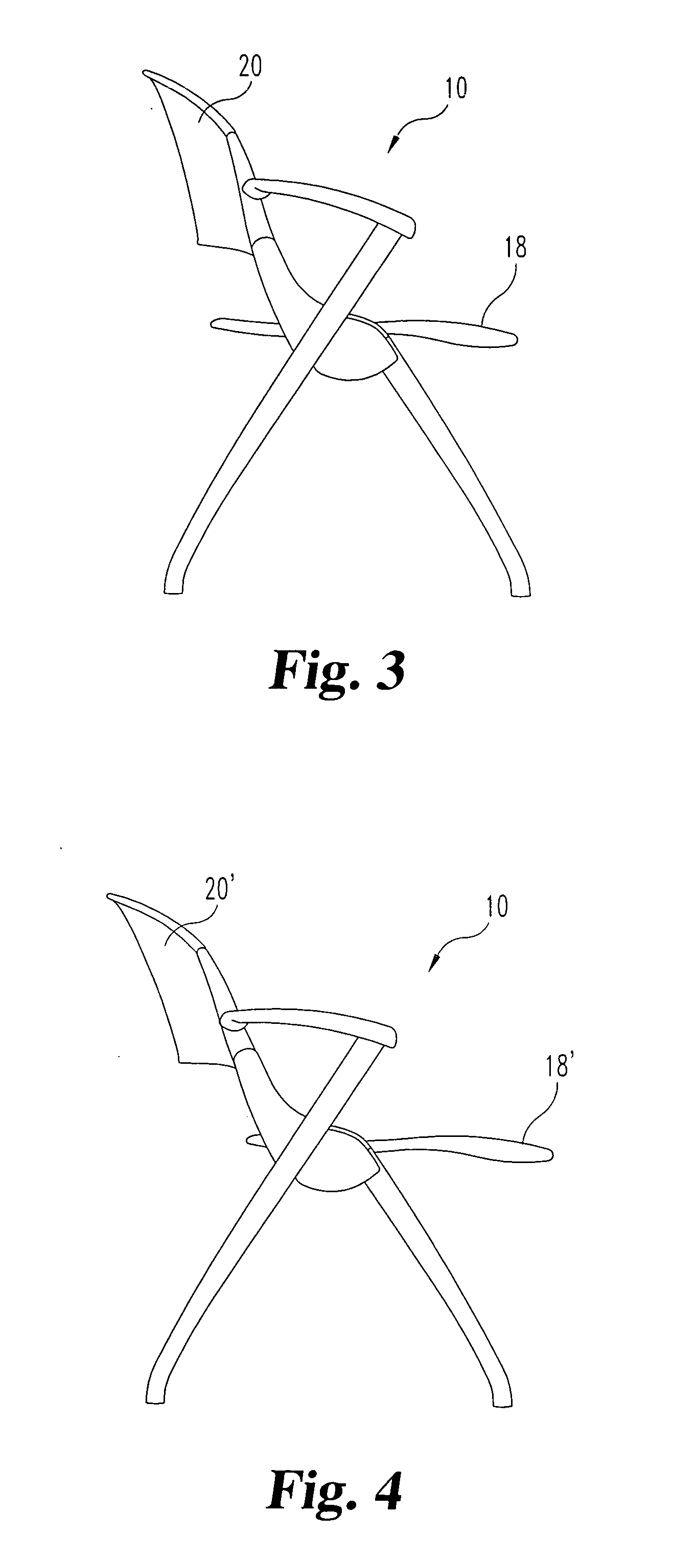 Nestable and stackable chair