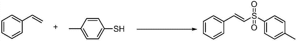 Preparation method of E-vinyl sulfones compound