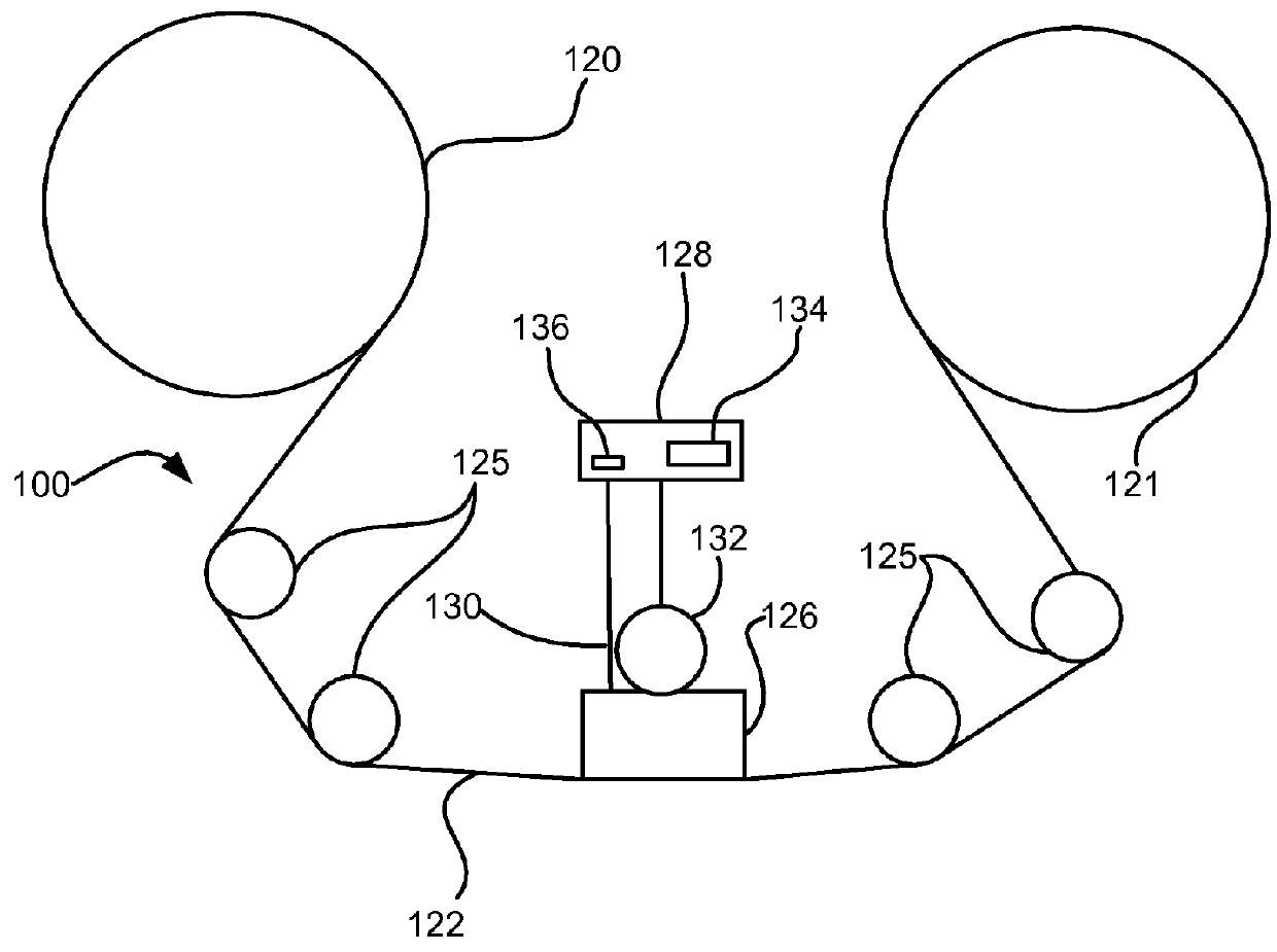 Determining estimated position information of a magnetic recording tape using media thickness estimation