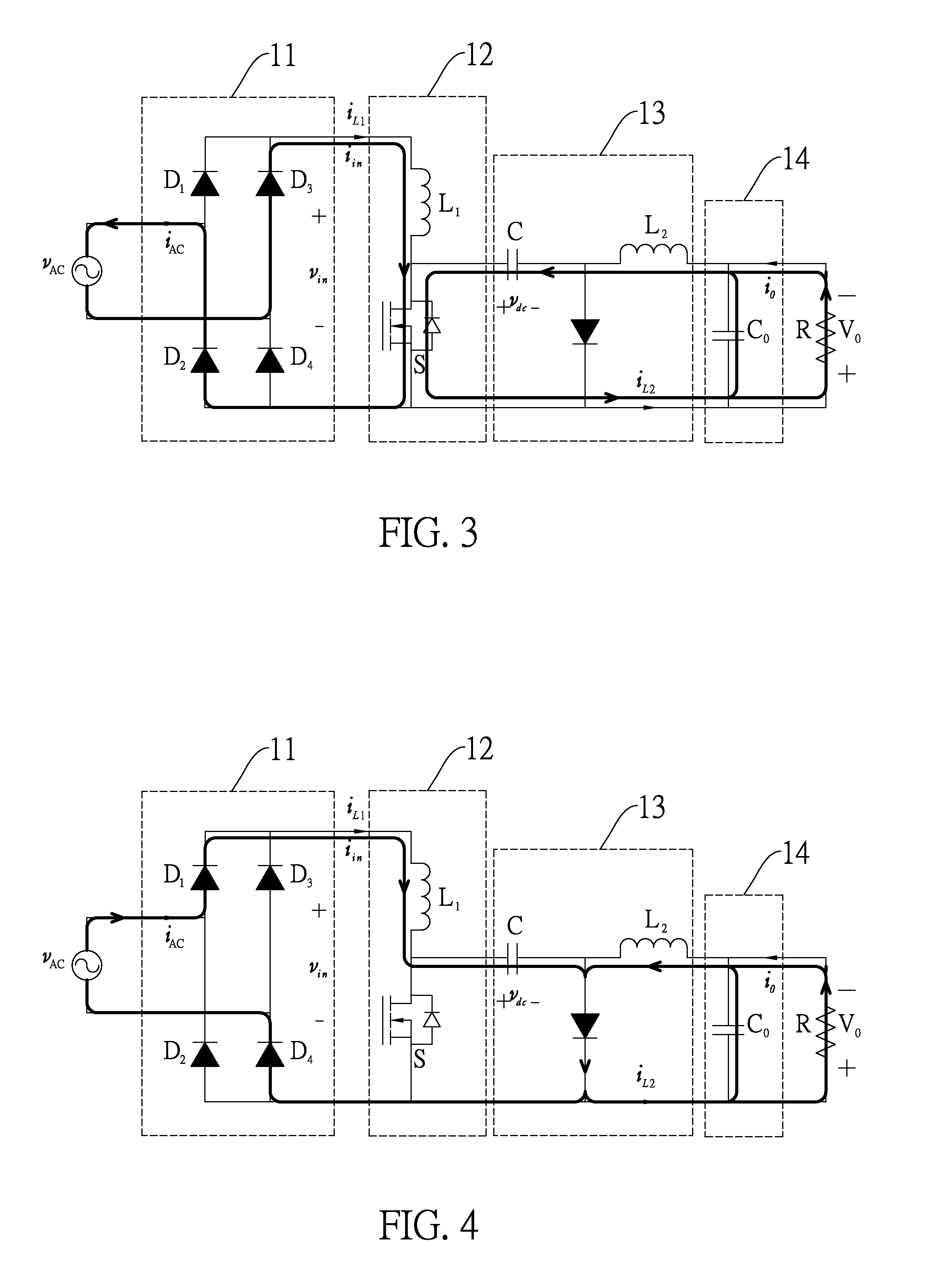 Non-isolated ac/dc converter with power factor correction