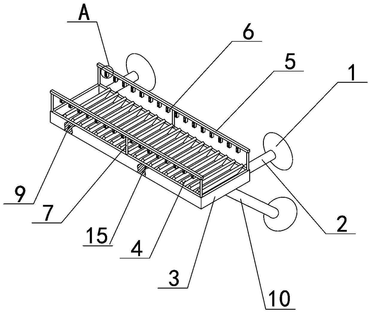 Seasoning bag hanging shelf