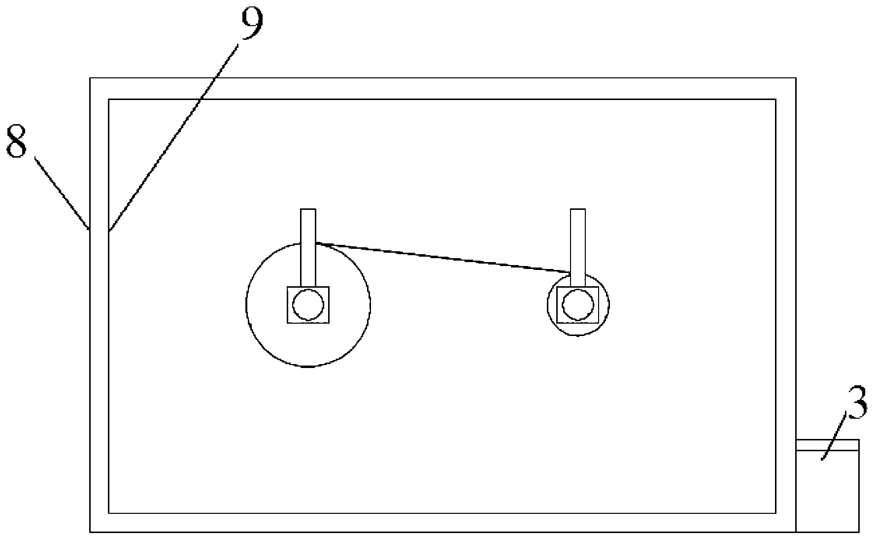 Vacuum oven and drying method of power lithium ion cell pole piece