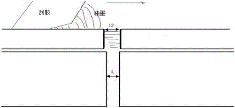 Design method for printing ink hole plugging tool