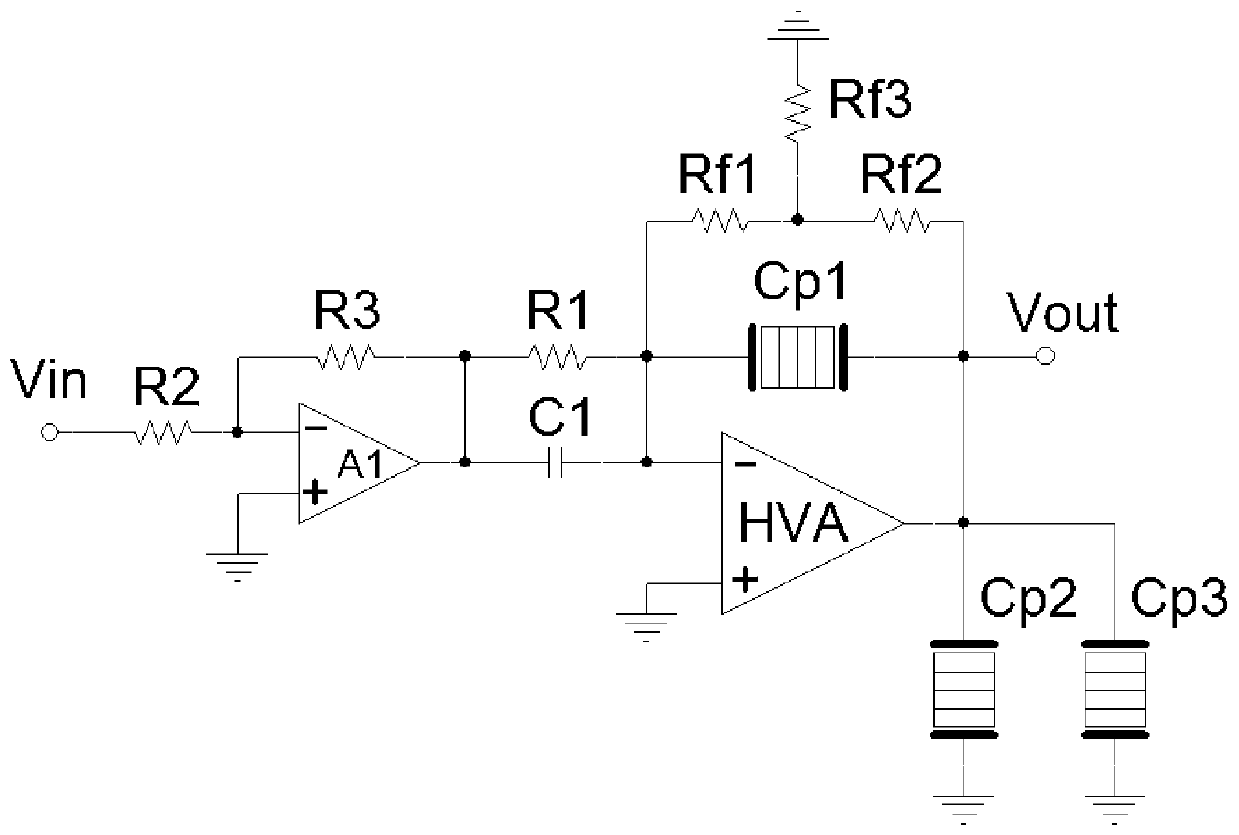 Charge controller for synchronous linear operation of multiple piezoelectric ceramics