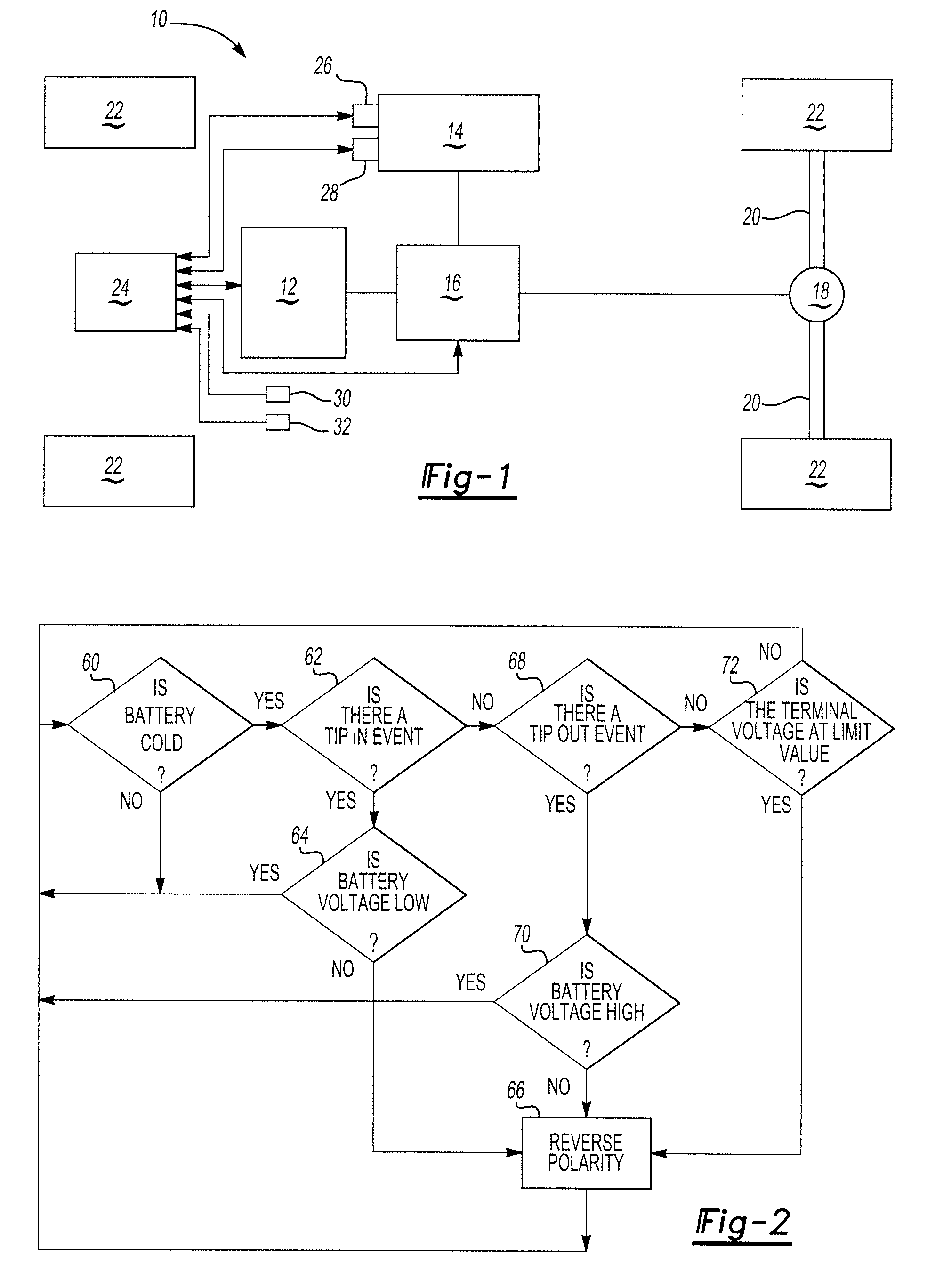 Method for heating a battery in a hybrid electric vehicle