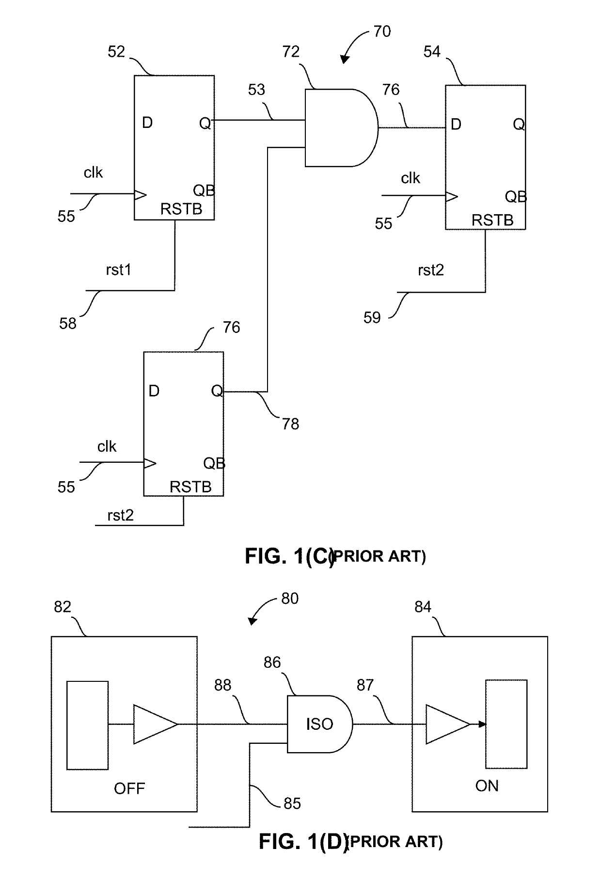 Reset domain crossing management using unified power format