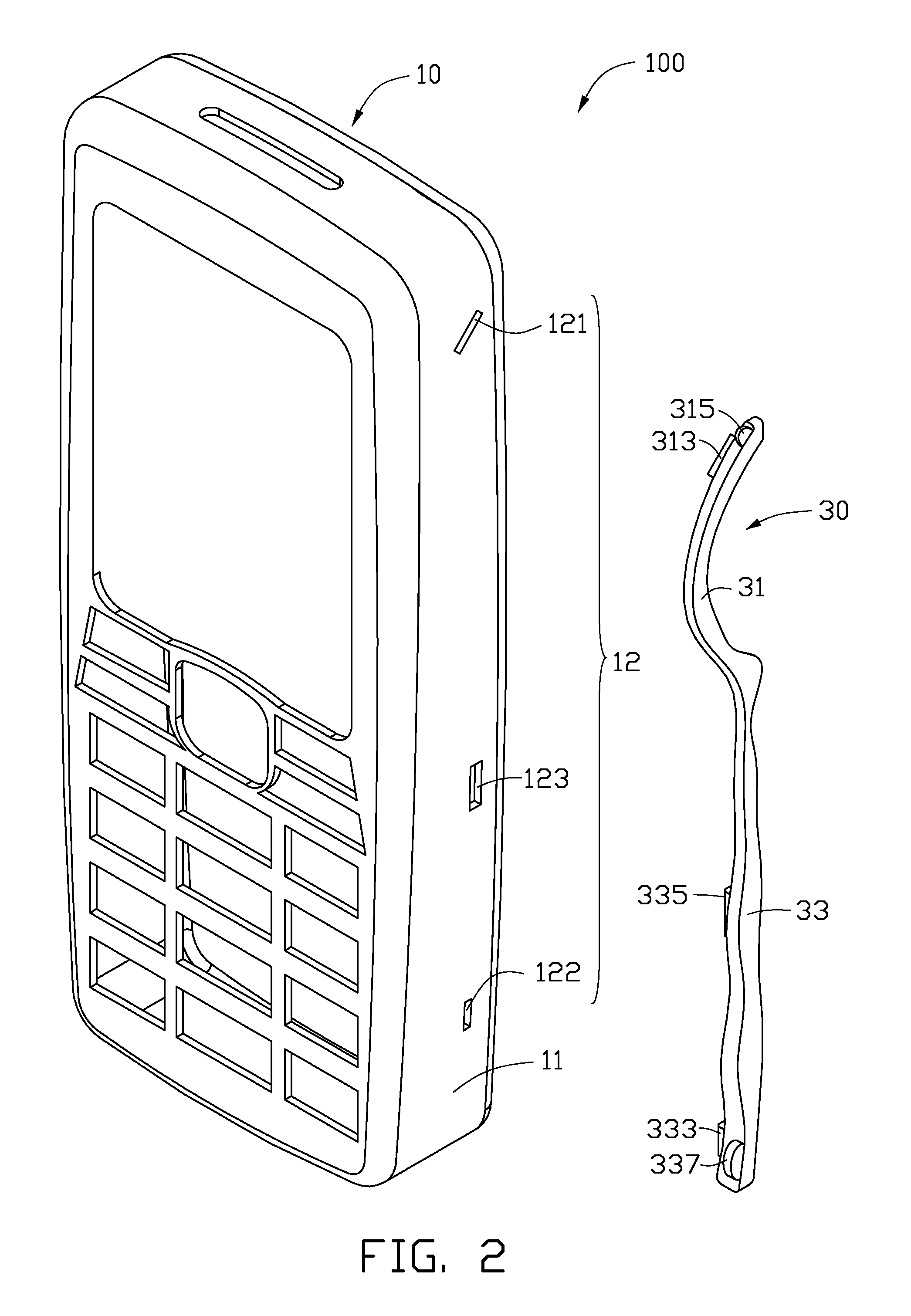 Wireless earphone and portable electronic device using the same