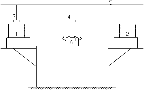 Automatic glass feeding and discharging device