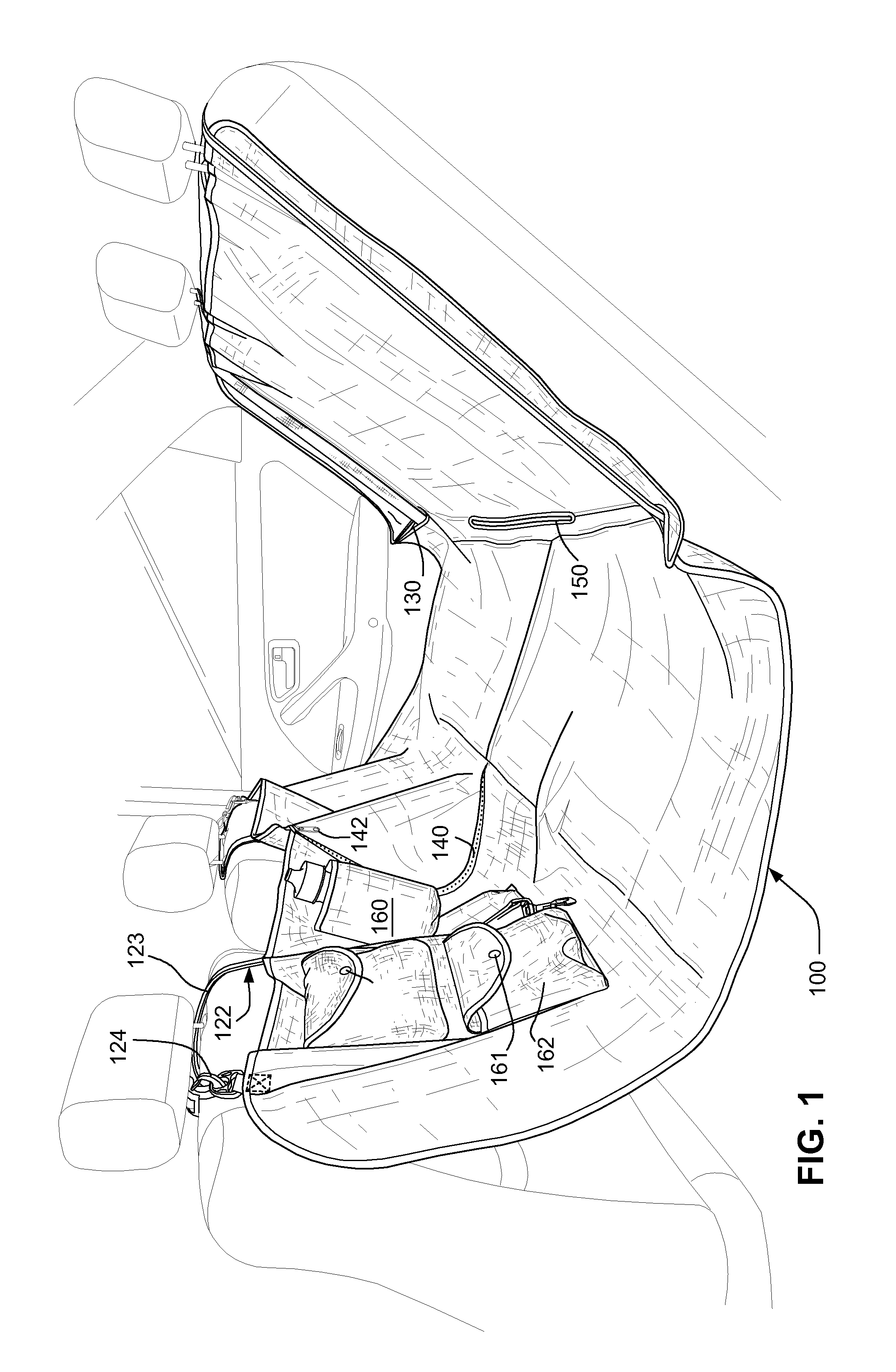 Removable, reversible, protective hammock-style seat cover