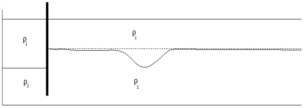 Gate type internal solitary wave maker