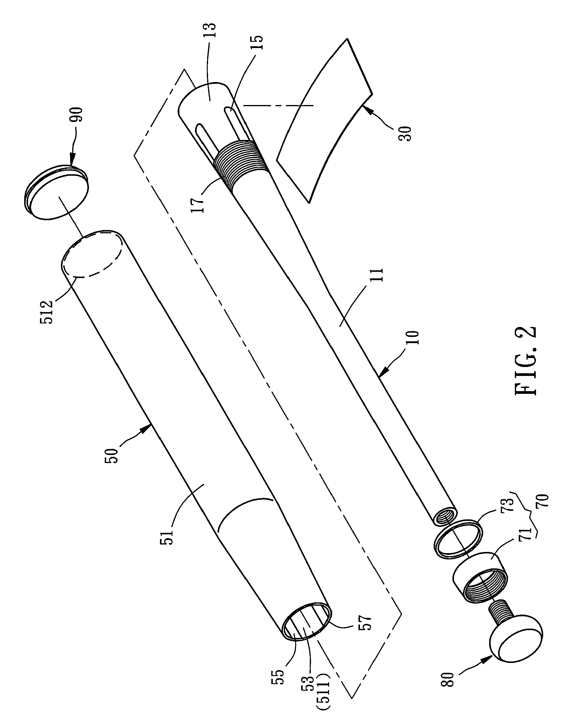 Composite baseball bat