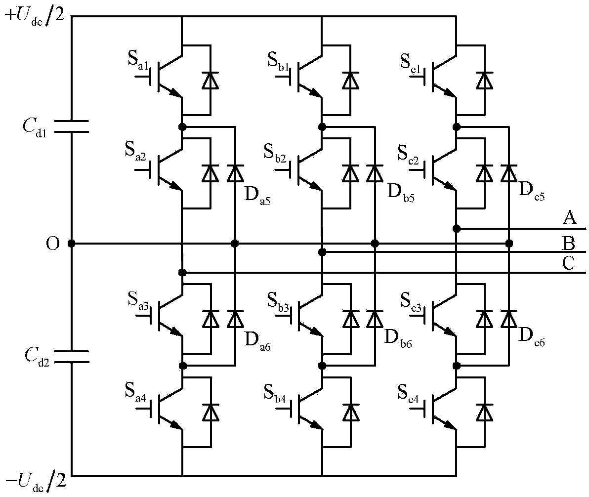 High-power built-in permanent magnet synchronous motor position-sensorless control system and control method