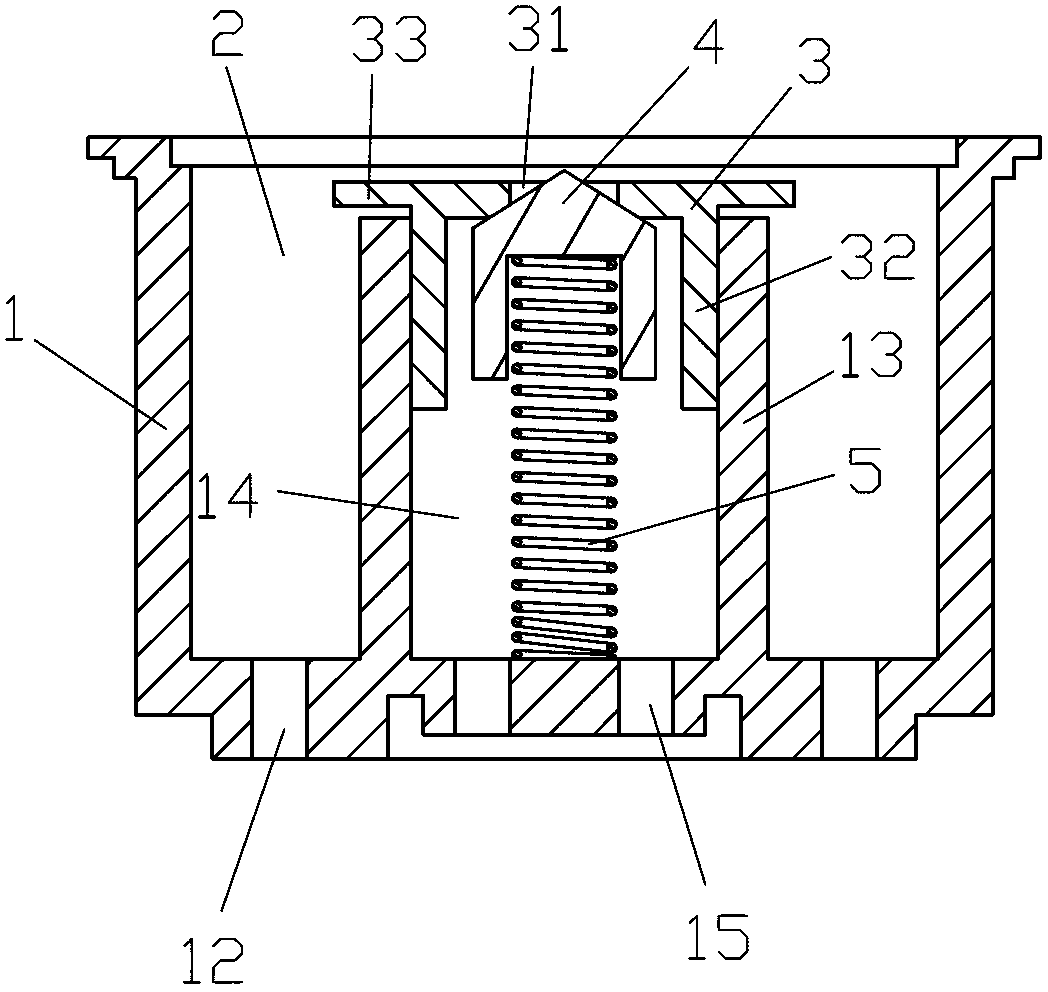 Water outlet structure of faucet