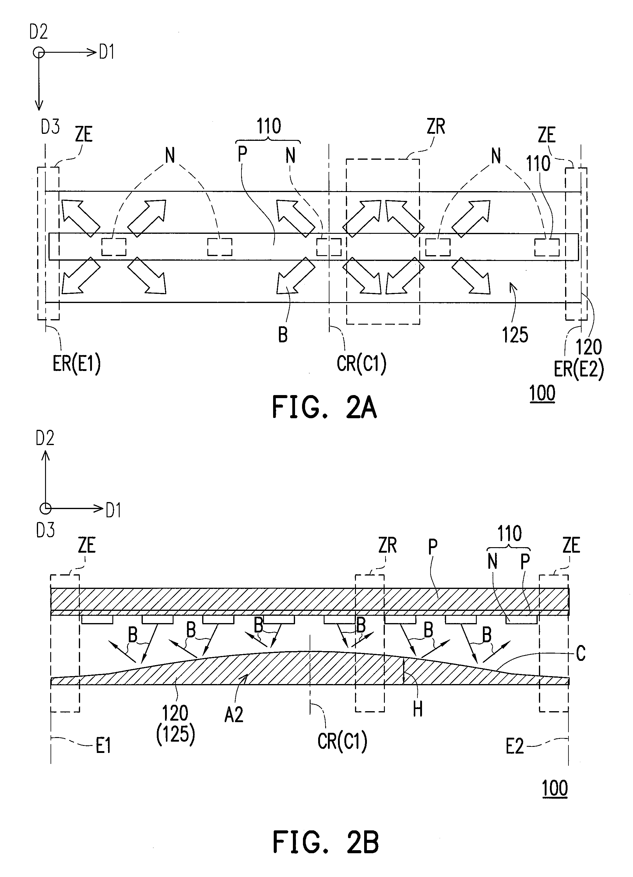 Light emitting unit with reflector for uniform light emission