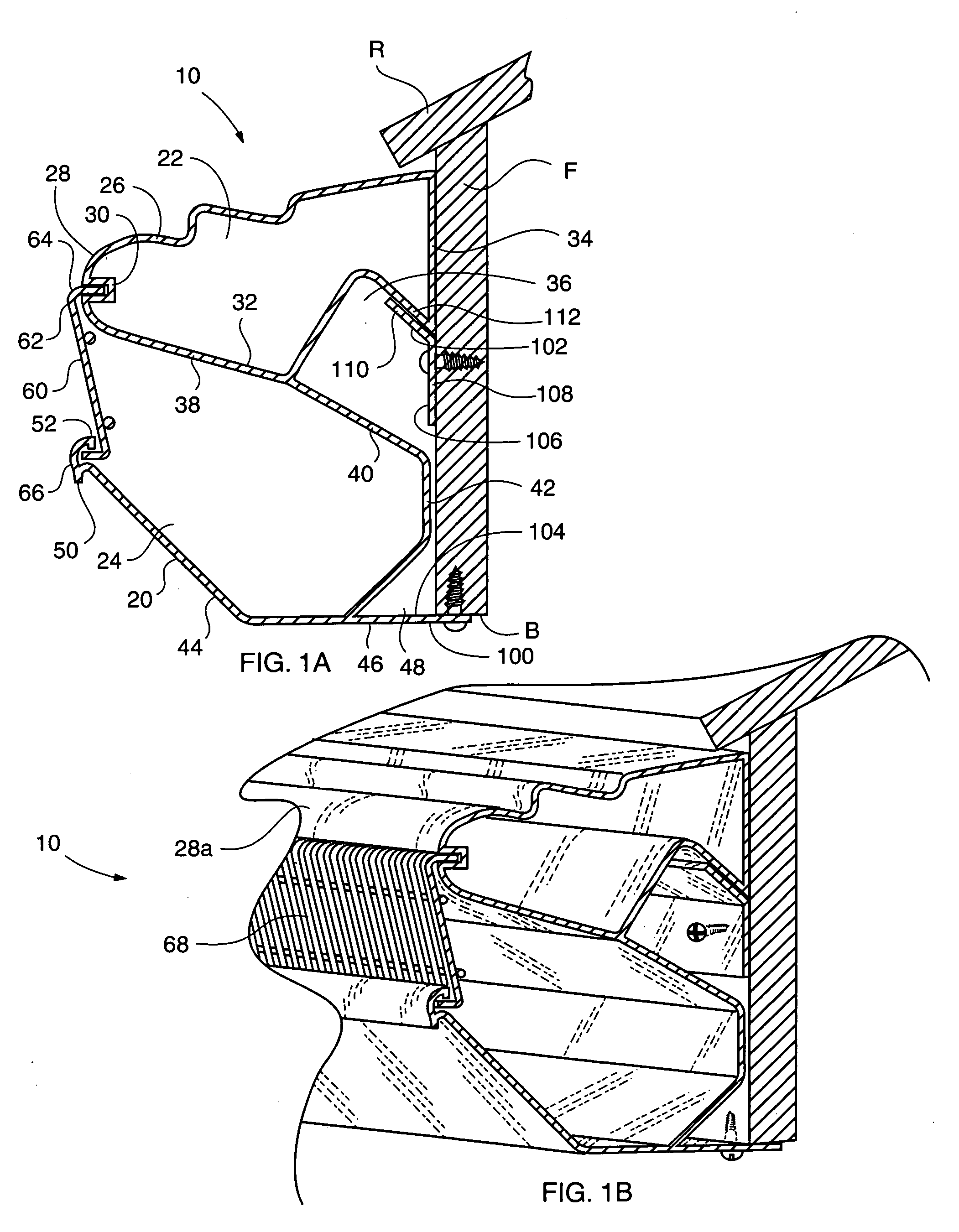 Covered rain gutter system