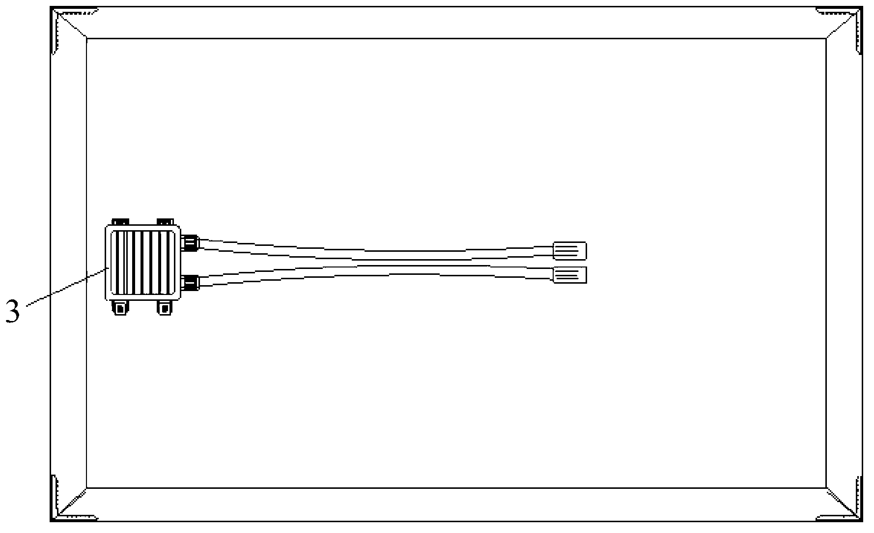 Production process for integrated solar cell with diodes and manufacturing method for photovoltaic assembly