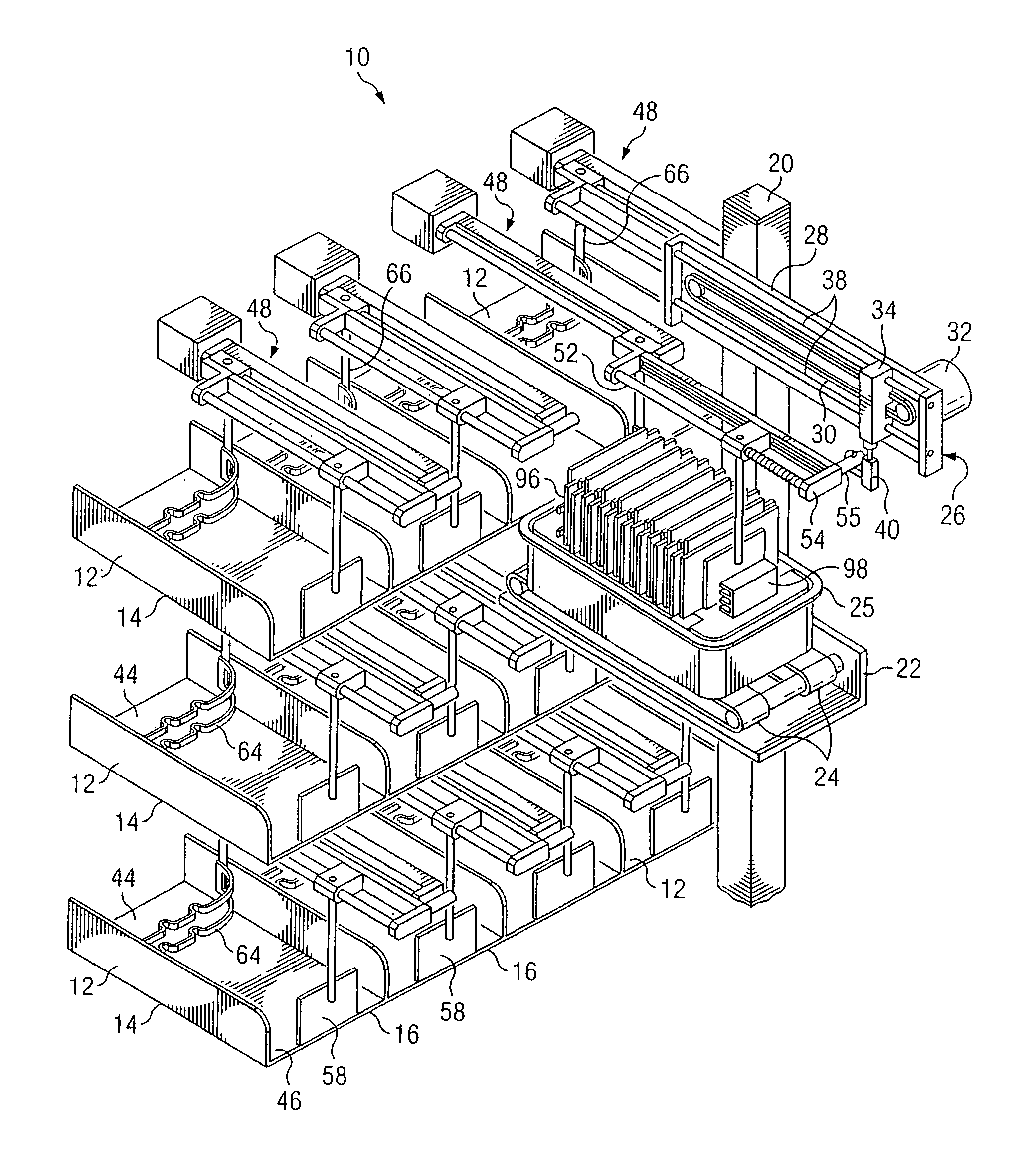 Method and apparatus for mechanized pocket sweeping