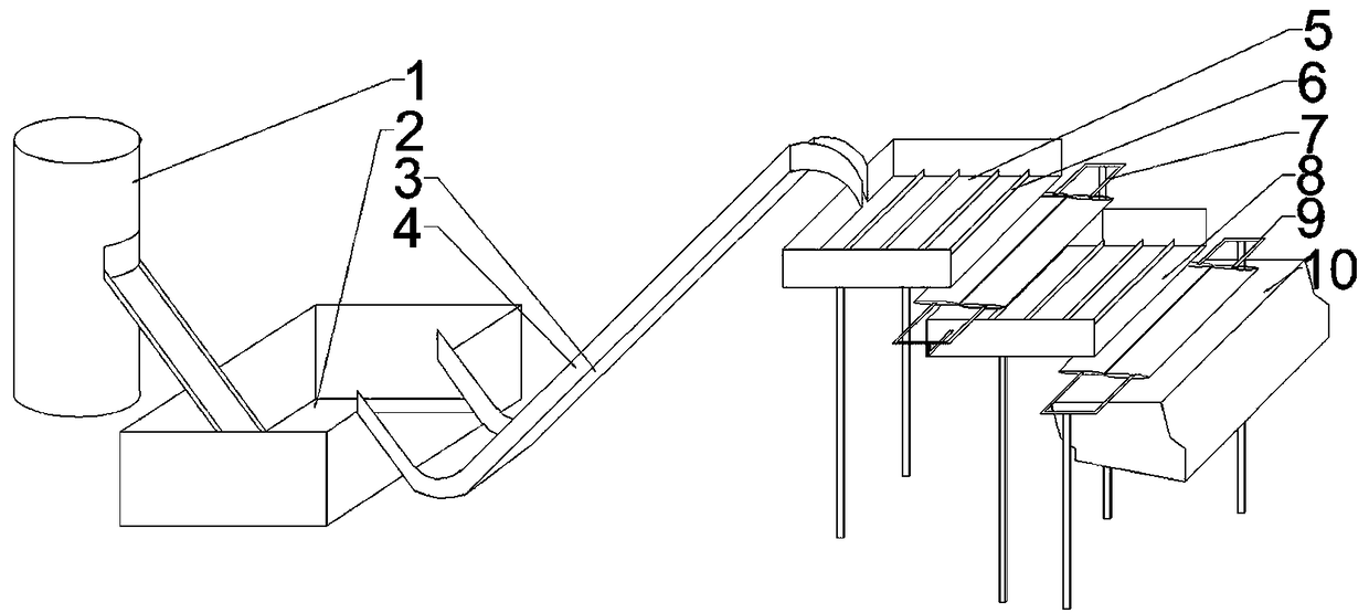 A flat tea press machine