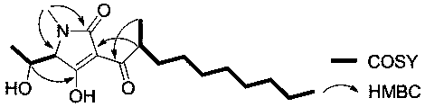 Penem enol e1 derived from Trichoderma aurantii and its application in the preparation of anti-oral epidermal cancer drugs