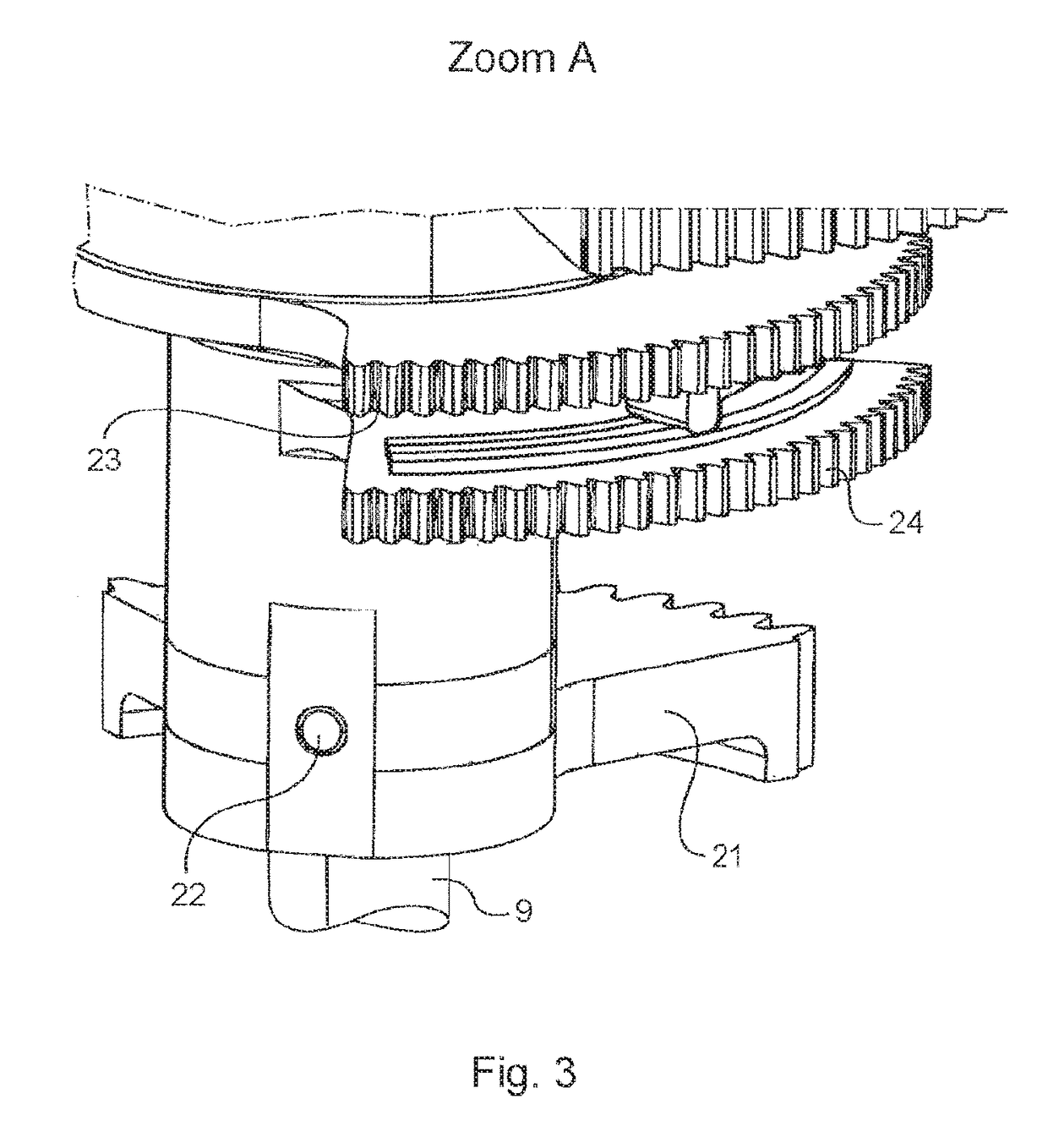 Flight control device for an aircraft