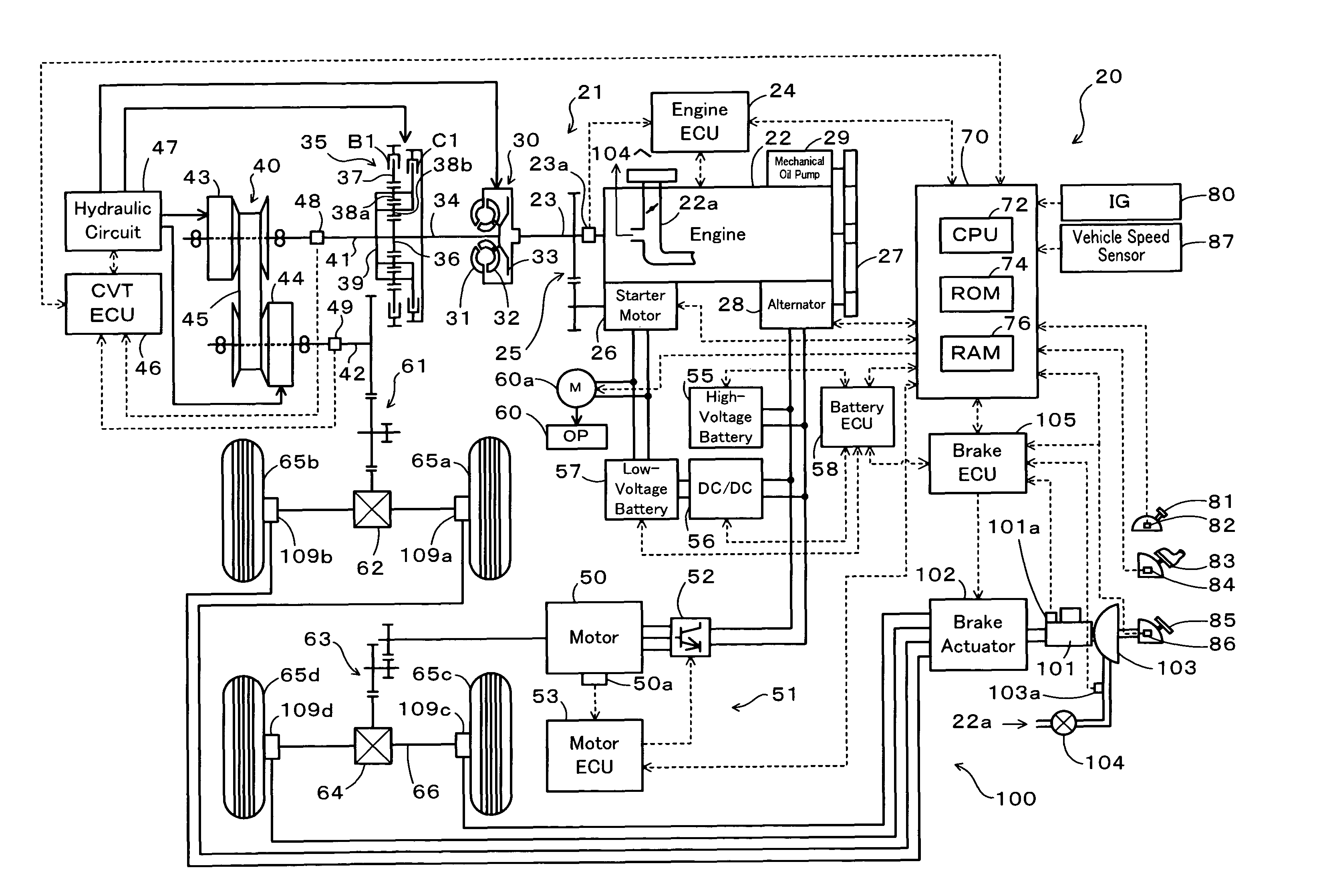 Vehicle and control method of vehicle