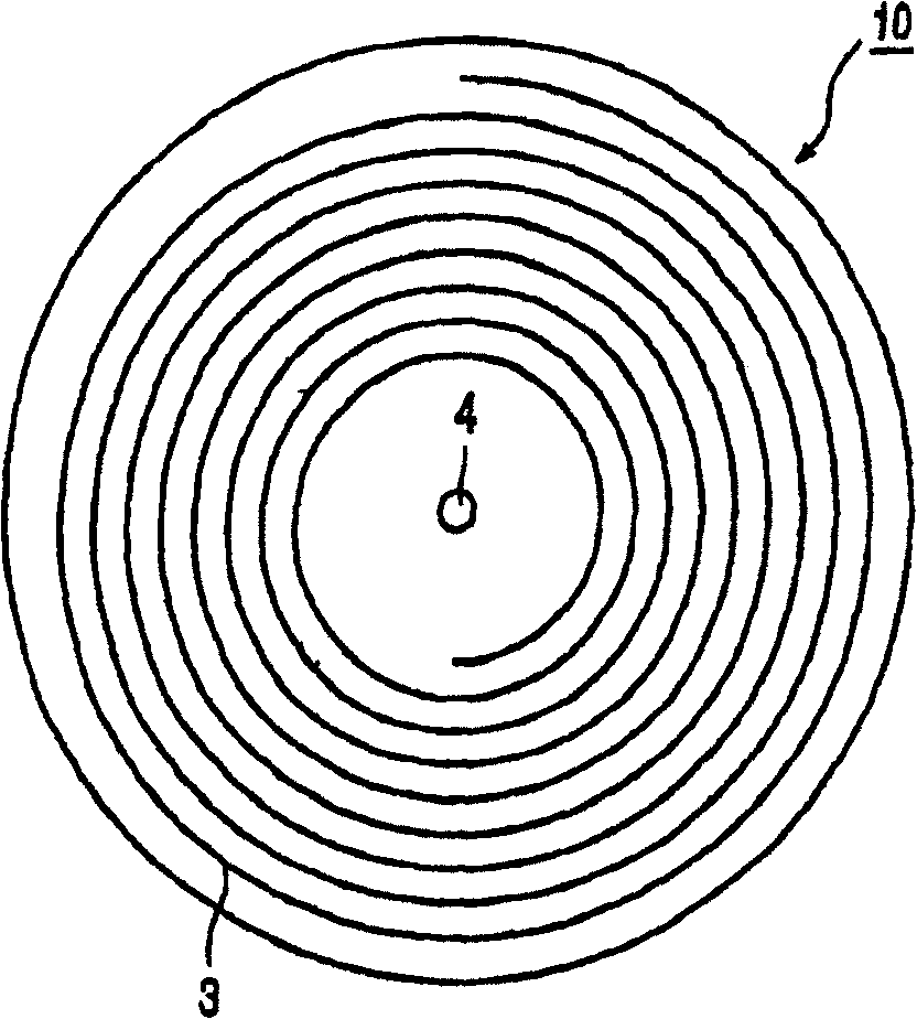 Record carrier for storing a digital work, method and device for recording digital works