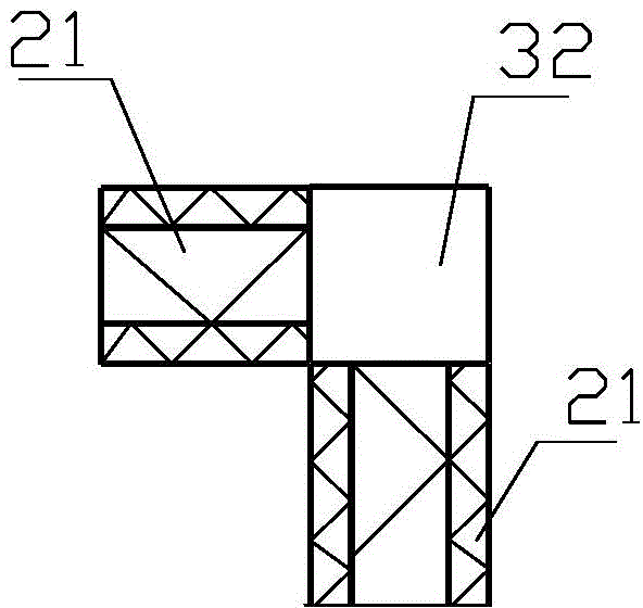 A combined house plate wall structure and a digital printing production method thereof