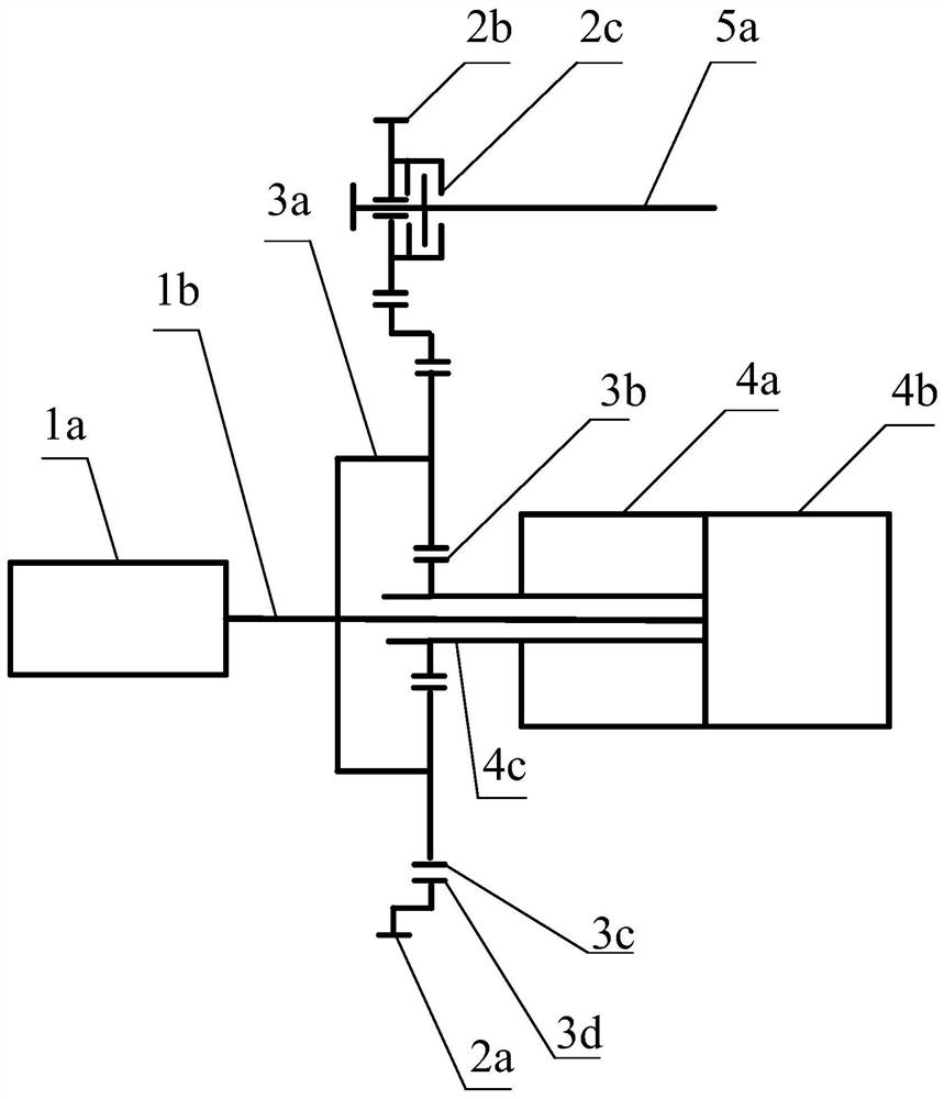 Single-stage planetary gear backflow type hydraulic mechanical stepless transmission system