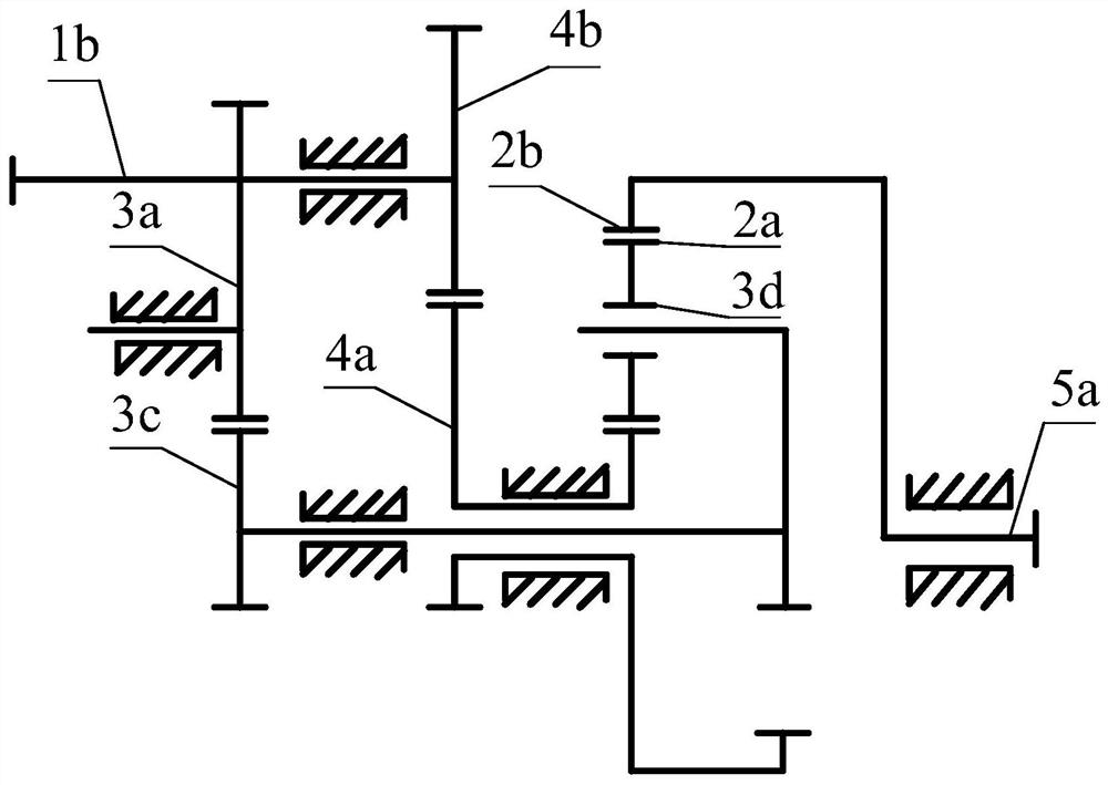 Single-stage planetary gear backflow type hydraulic mechanical stepless transmission system