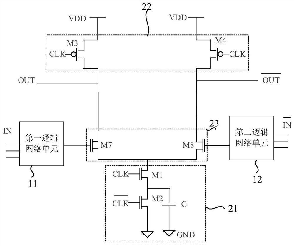 Logic operation circuit, differential amplification circuit, and electronic equipment