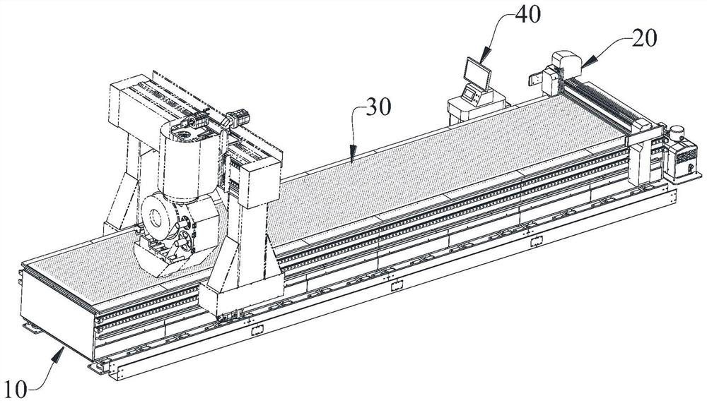 Adsorption platform of belt paving machine and control method of adsorption platform