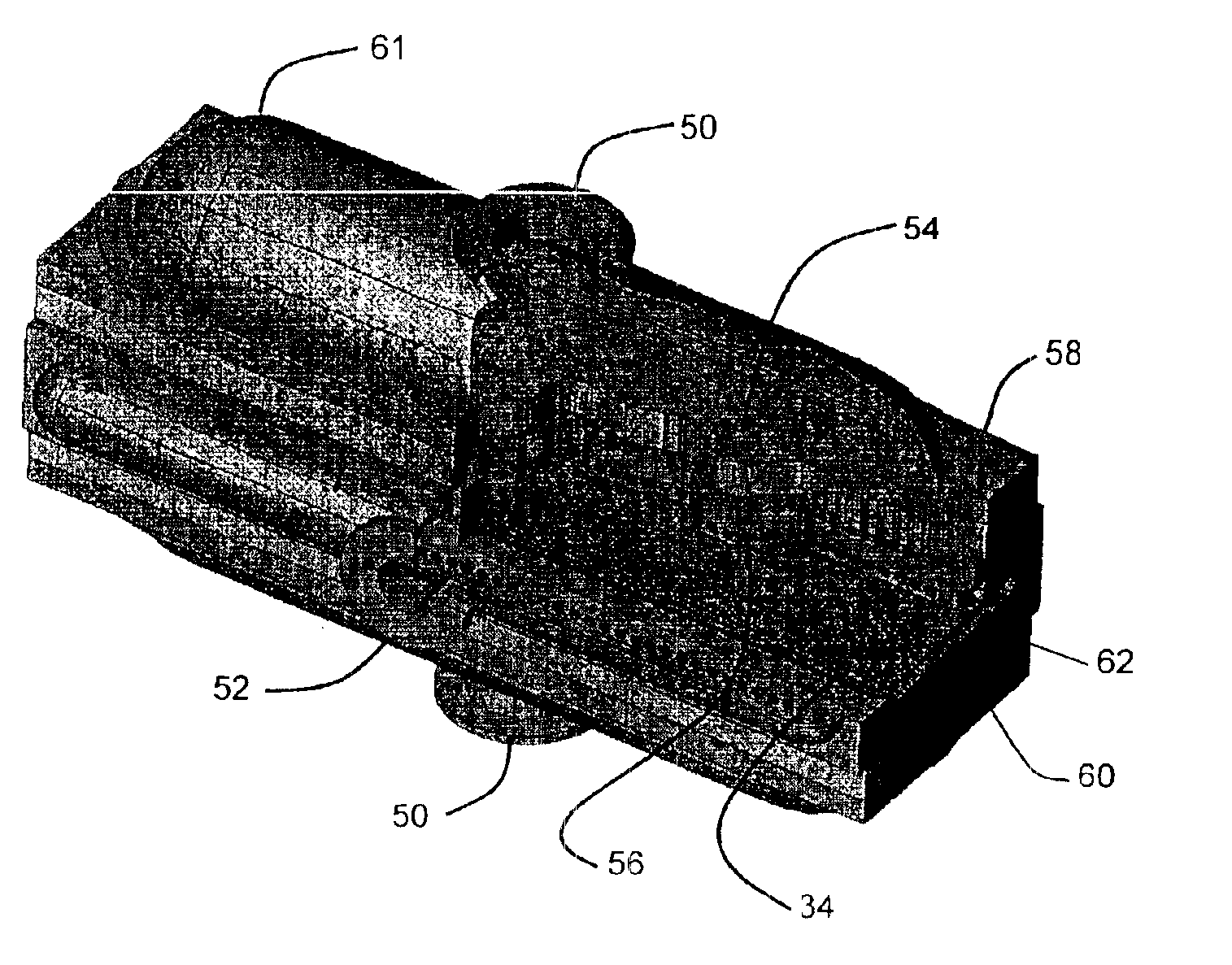 Multi-jet impingement cooled slab laser pumphead and method