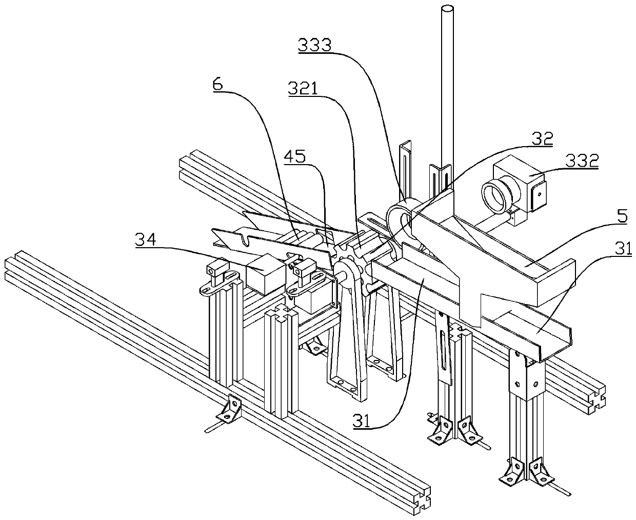 Battery shell surface visual inspection line and its inner bottom surface inspection device