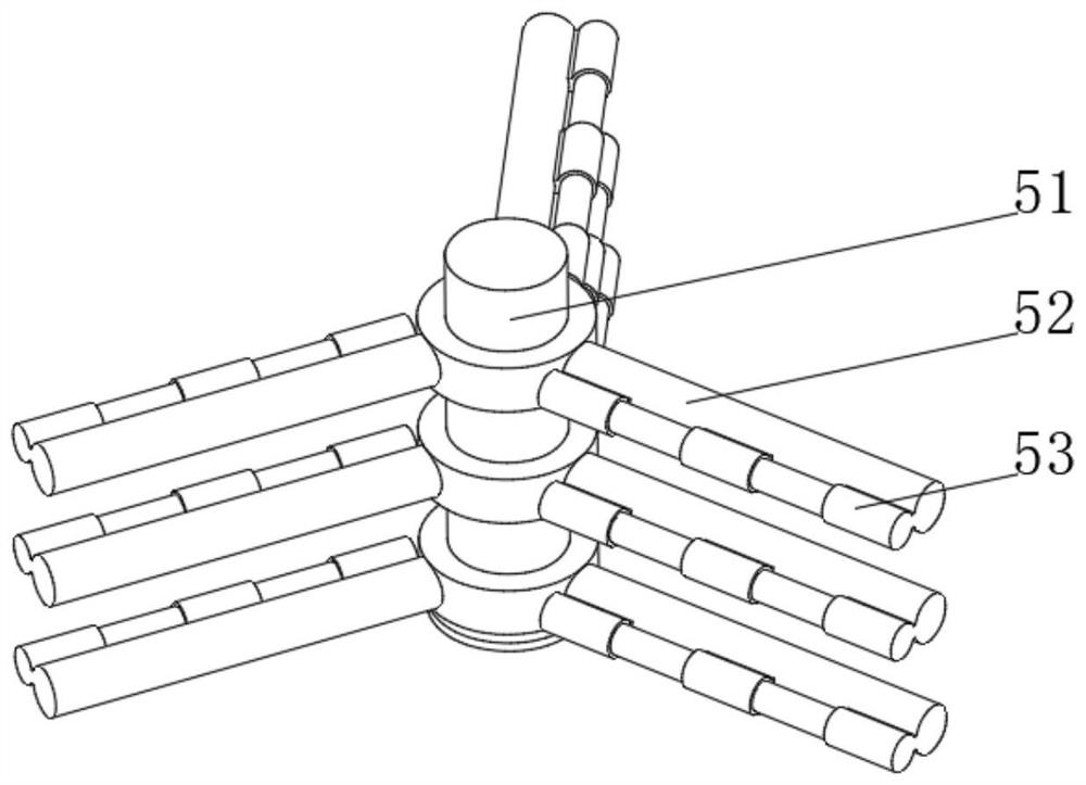 Hard carbon material production pretreatment device