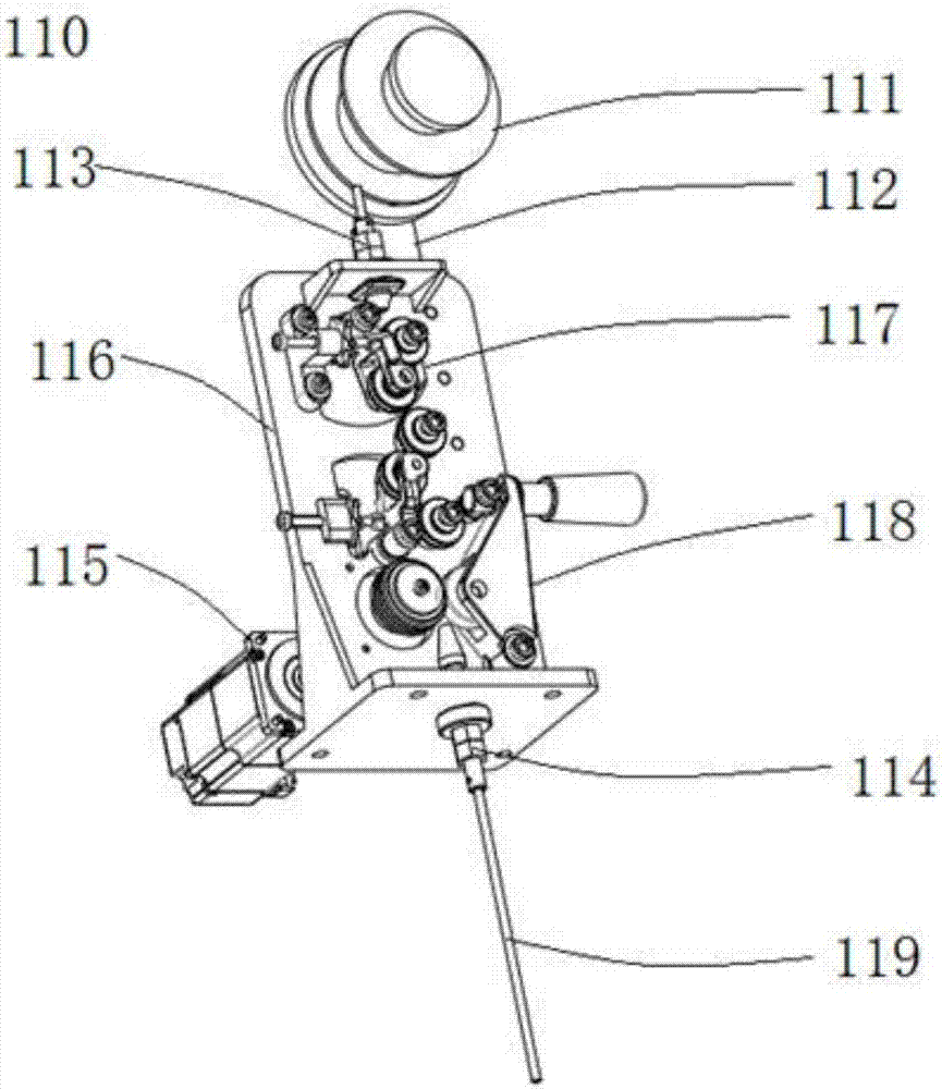 Wire feeder and laser cladding device