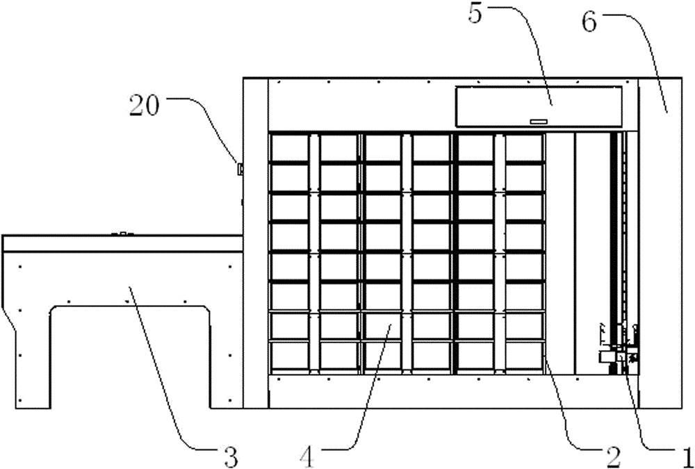 A drug temporary storage device