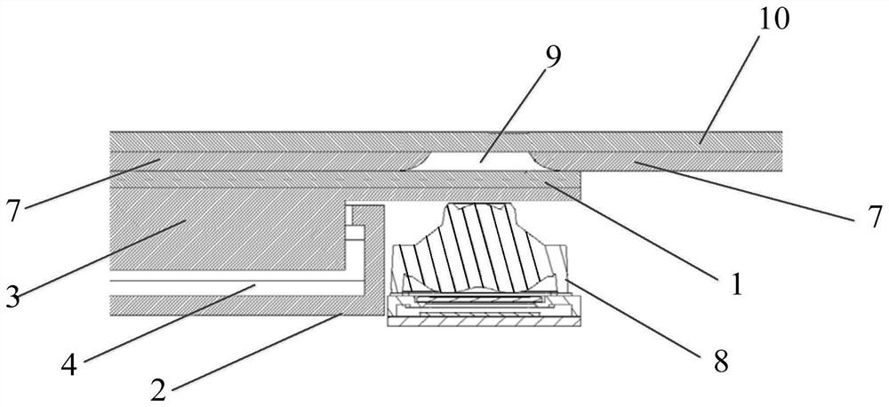 Screen assembly, control method and system thereof and terminal equipment