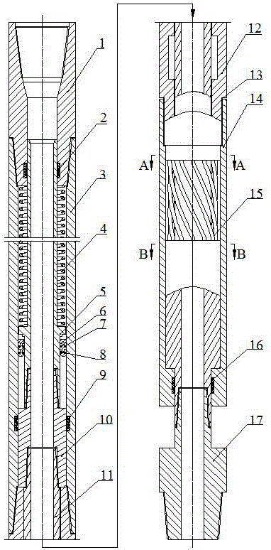 Anti-seizing tool capable of avoiding drill clamping and reducing sticky slipping