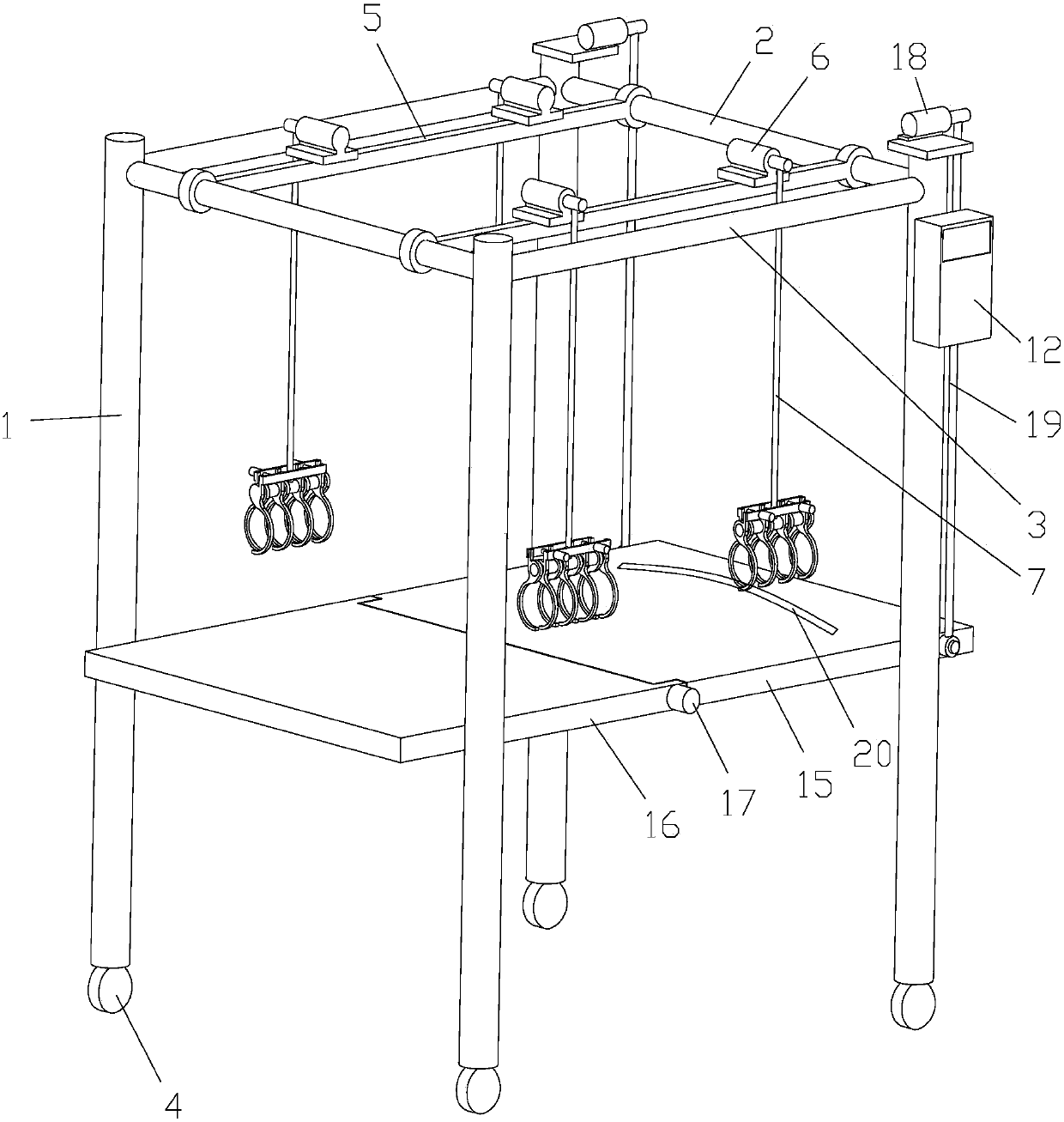 bedridden patient exercise device