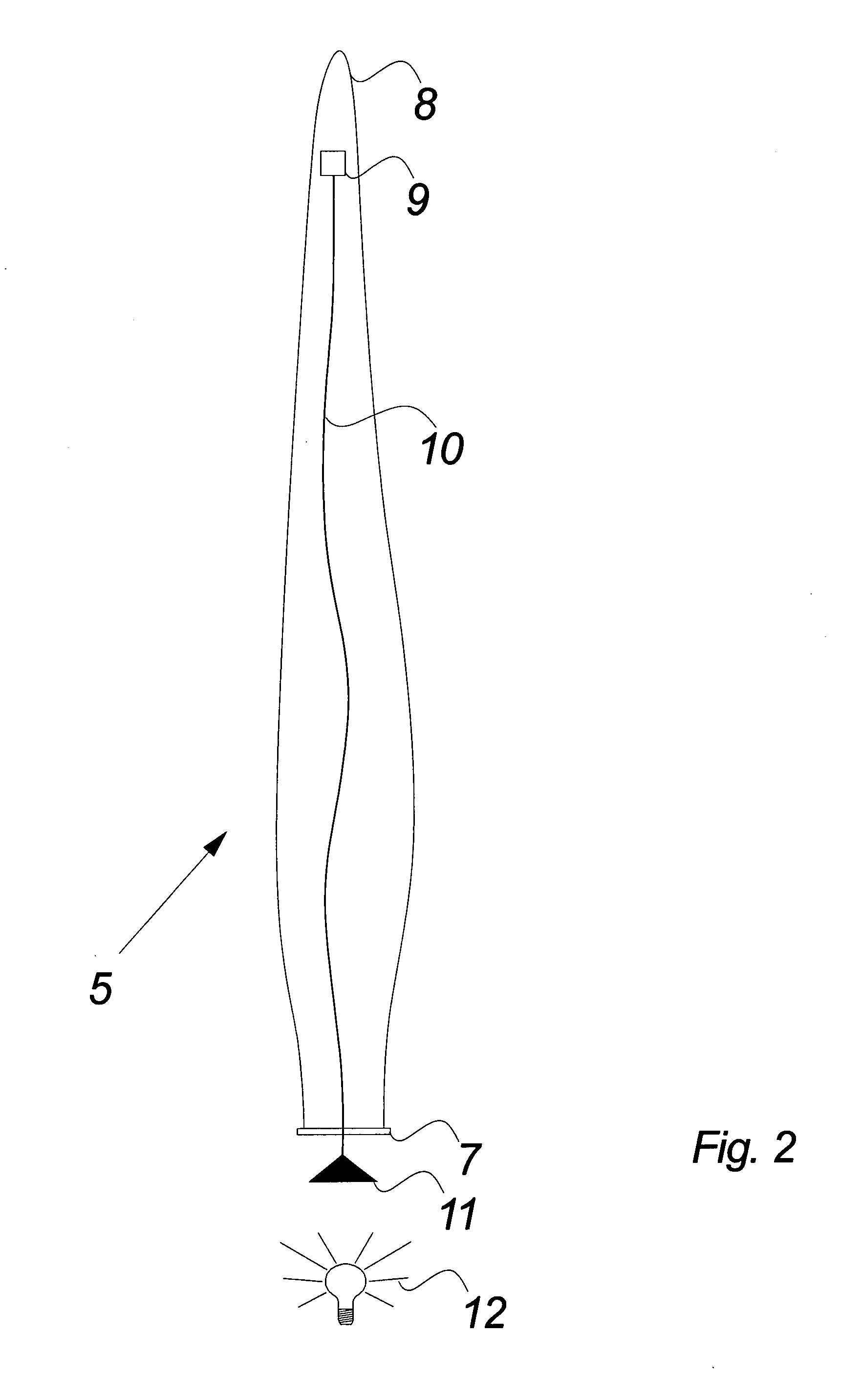 Wind turbine blade, wind turbine and method for manufacturing a wind turbine blade