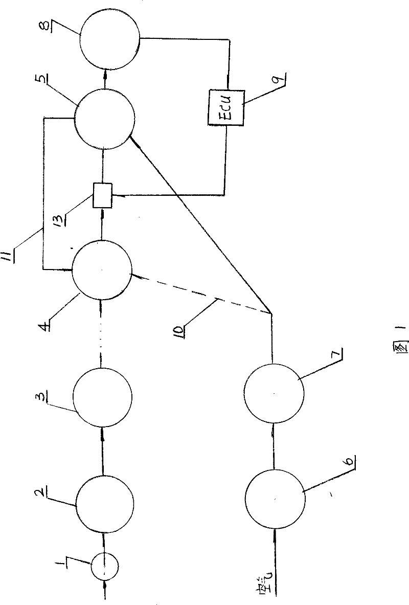 Gas supply system of natural gas single-fuel engine