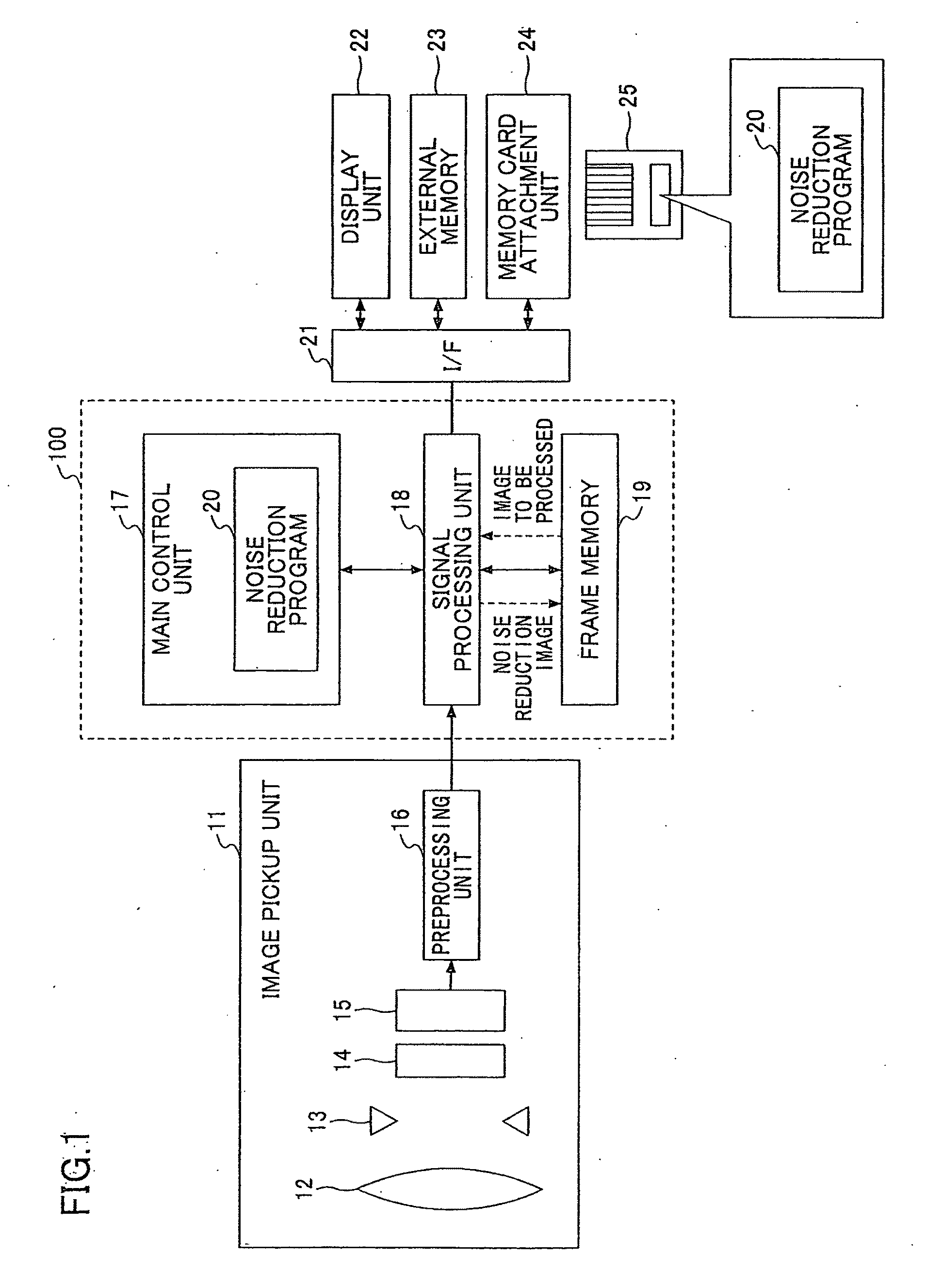 Noise reduction device, noise reduction method, noise reduction program, and recording medium