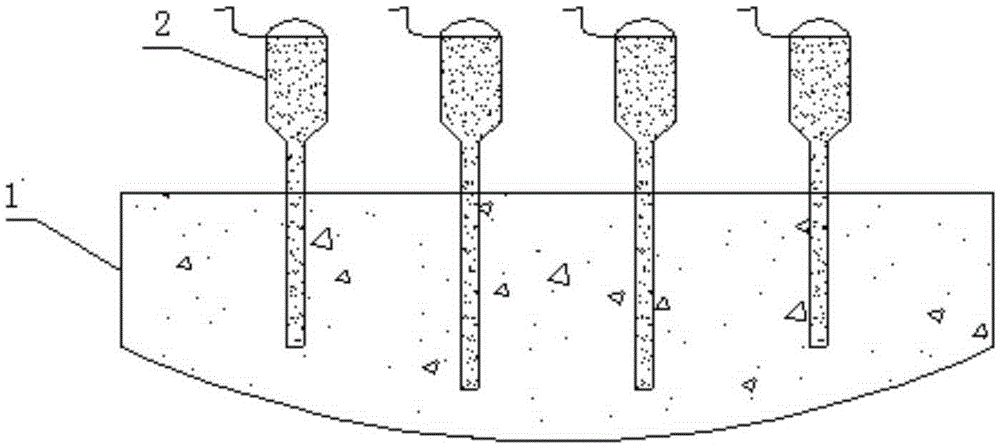 Cutting, splitting and breaking transformation construction method for existing overall ballast bed of subway