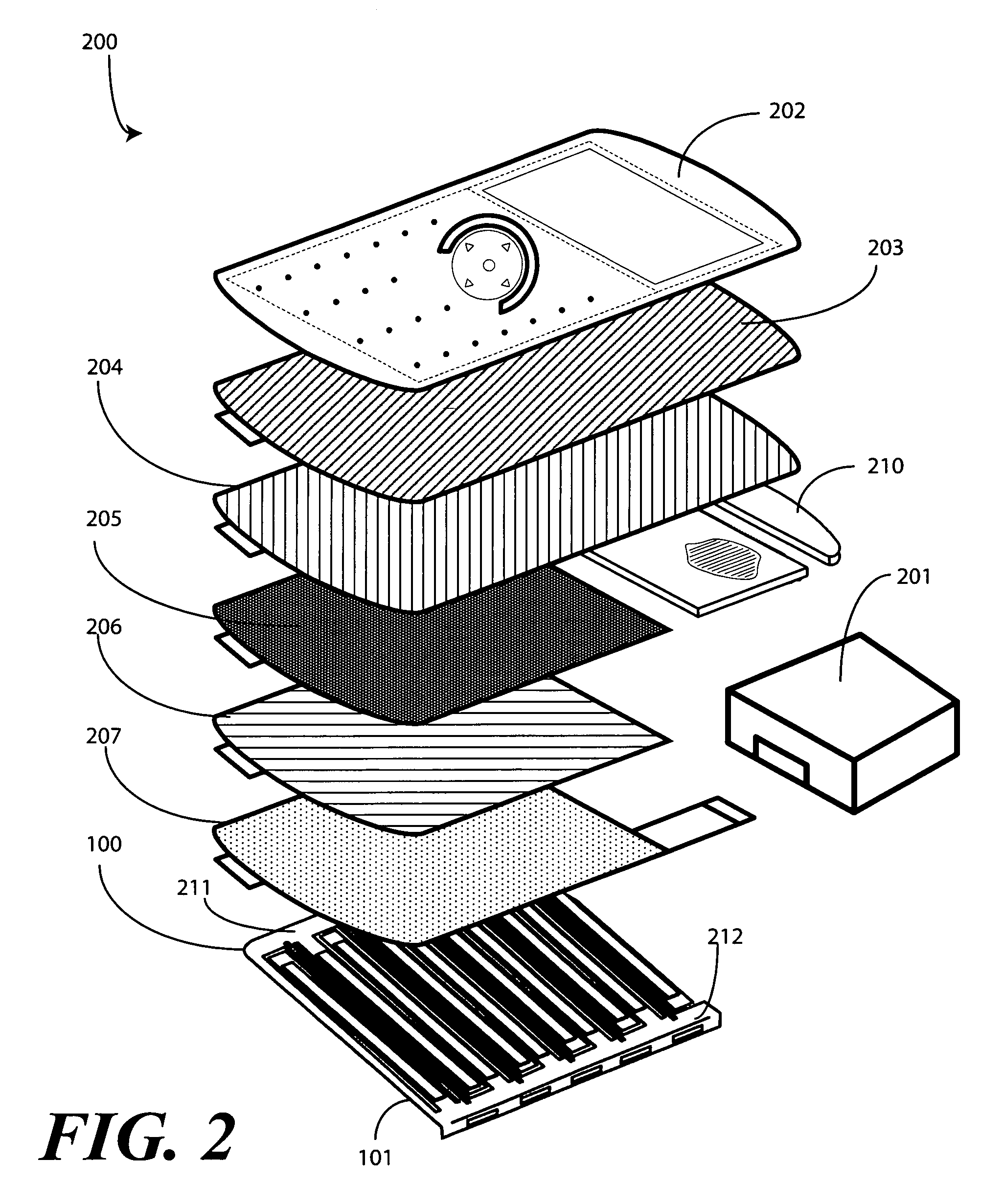 Haptic response apparatus for an electronic device