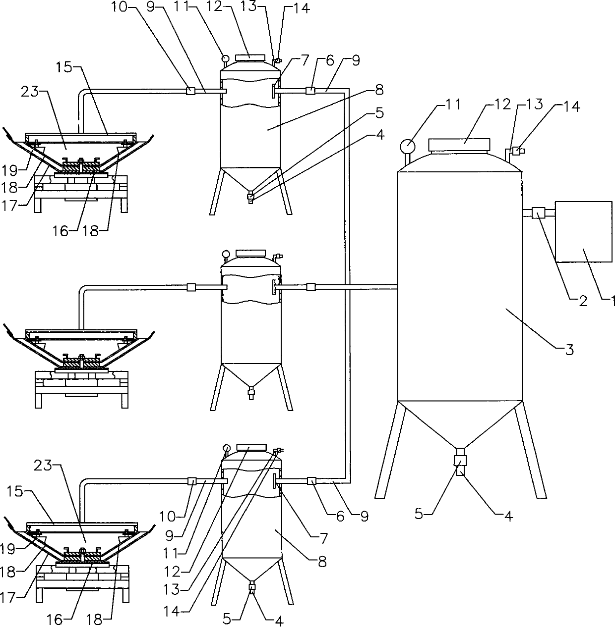 Quick dehydration molding device for concrete prefabricated member