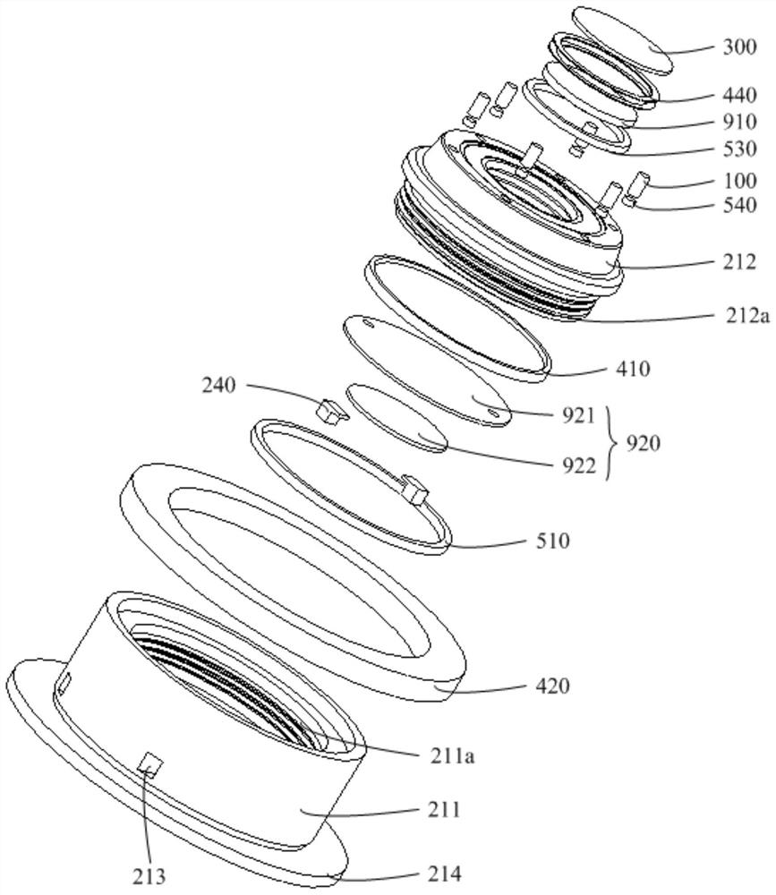 Fill light components and electronic equipment