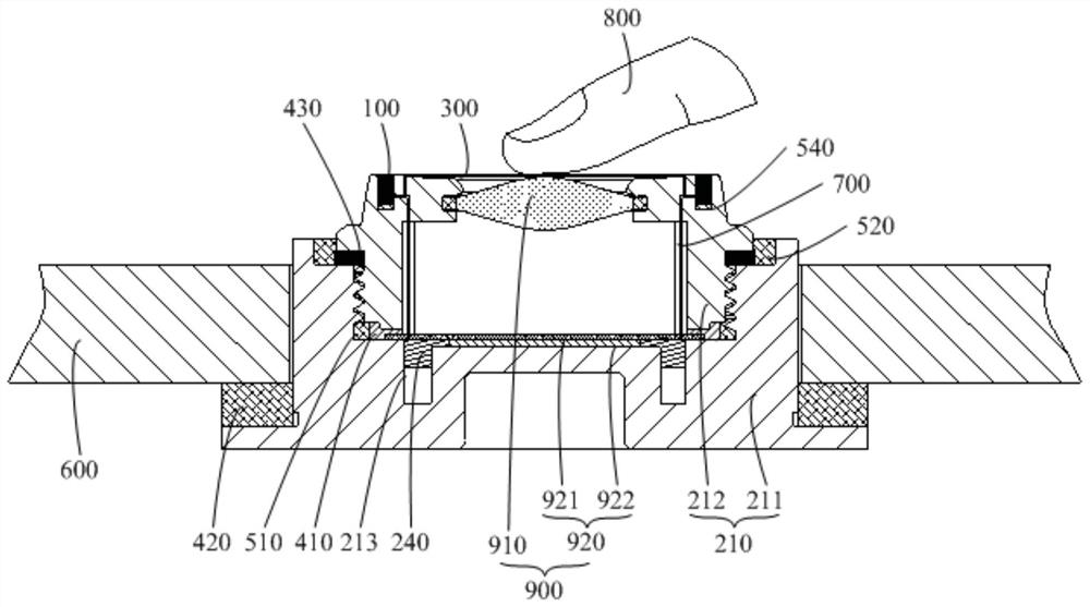 Fill light components and electronic equipment