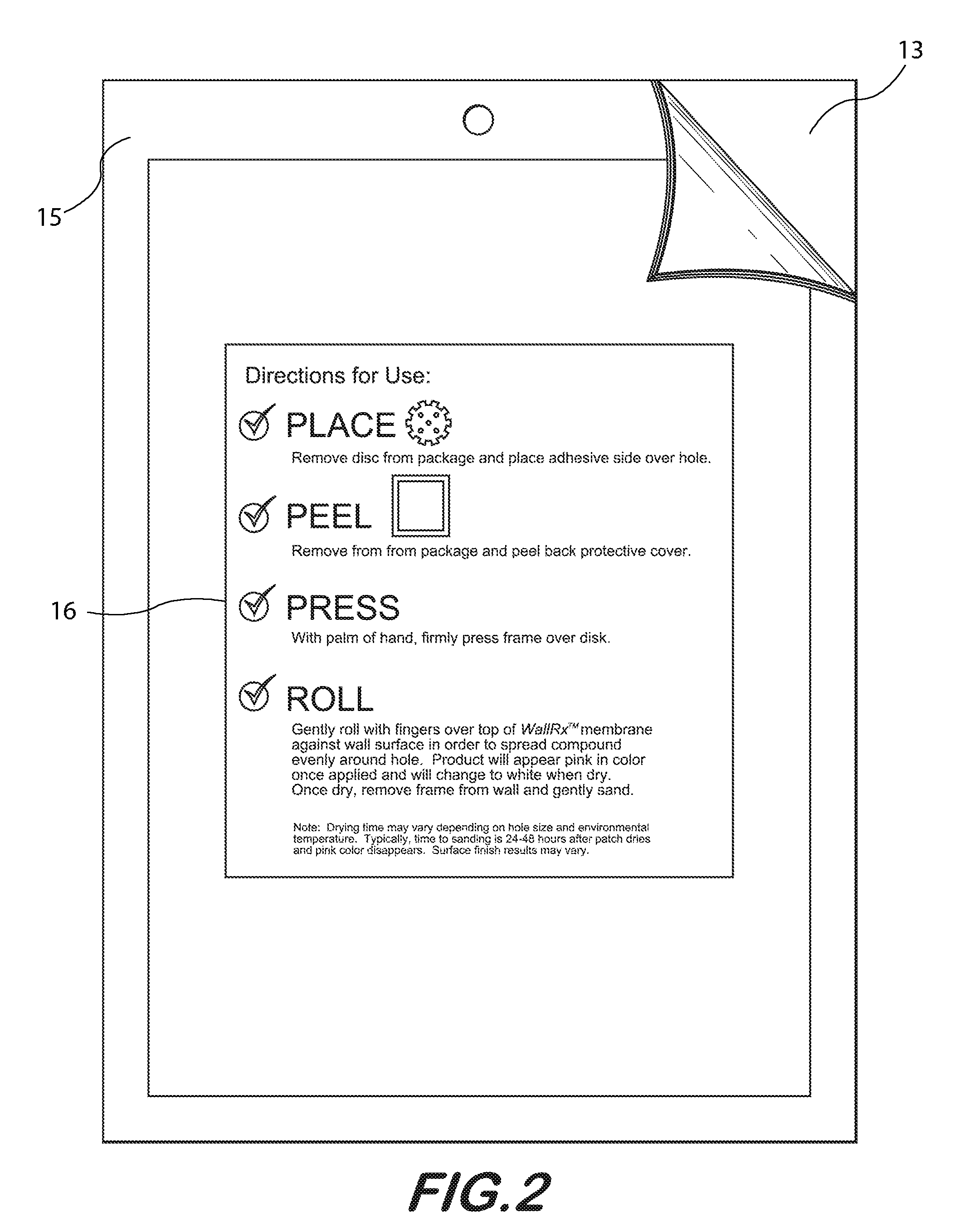 Drywall repair kit