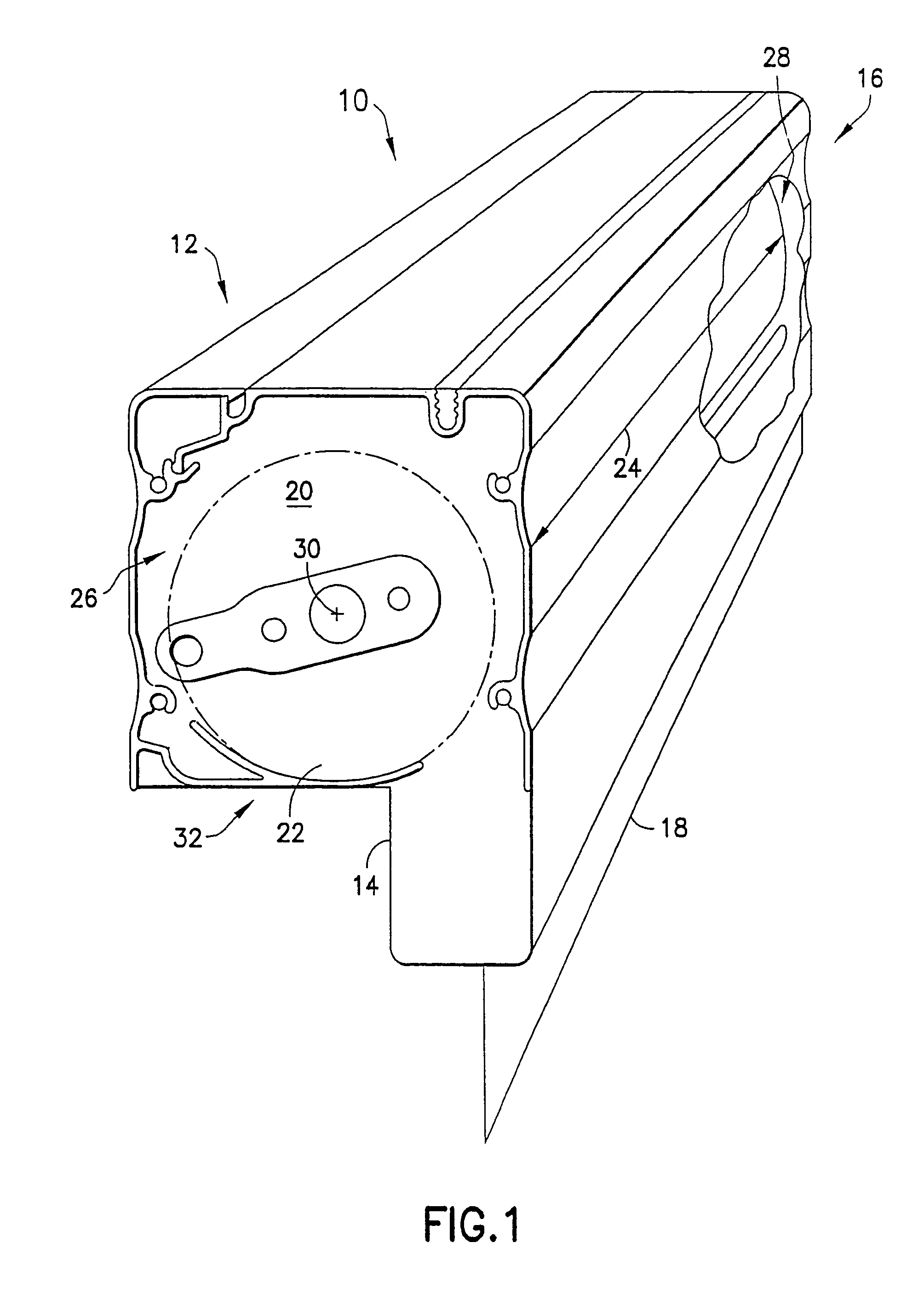 Spring biased slide arrangement for anti-bow roller tube