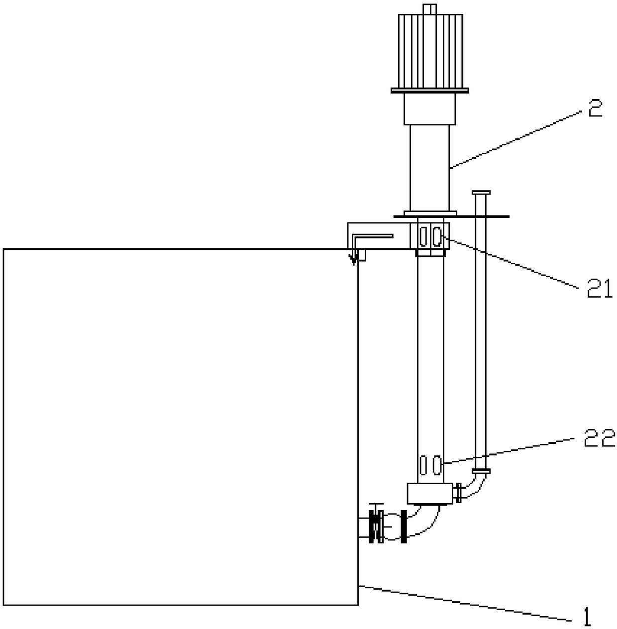 Water treatment tank and water treatment system